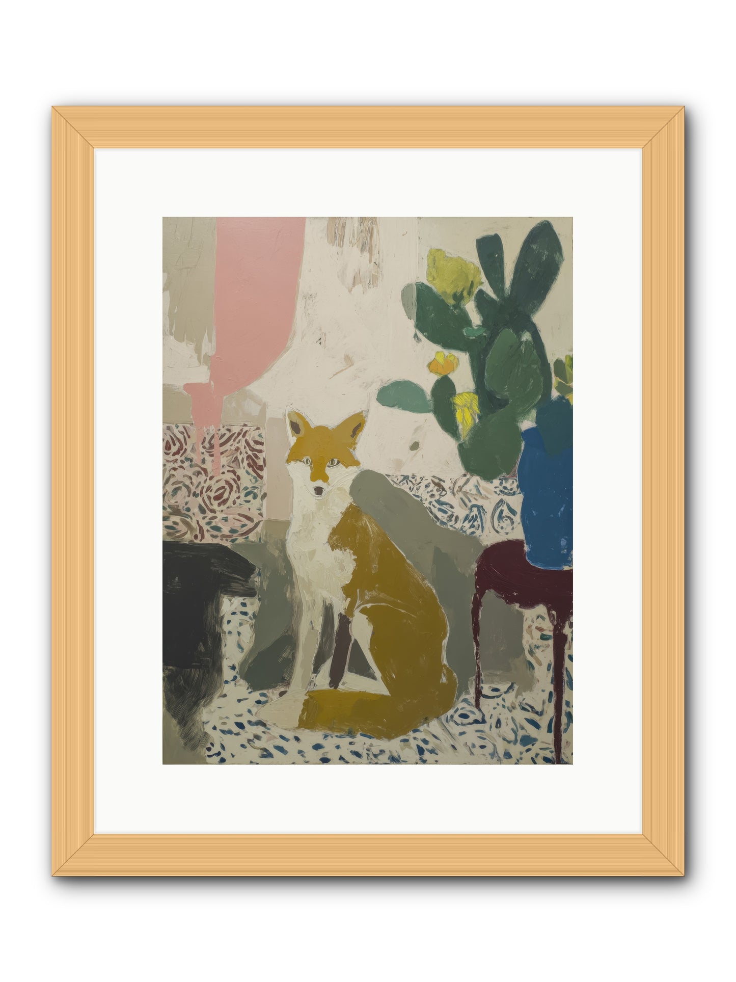 Emperor -- Framed Print - Natural 12x16