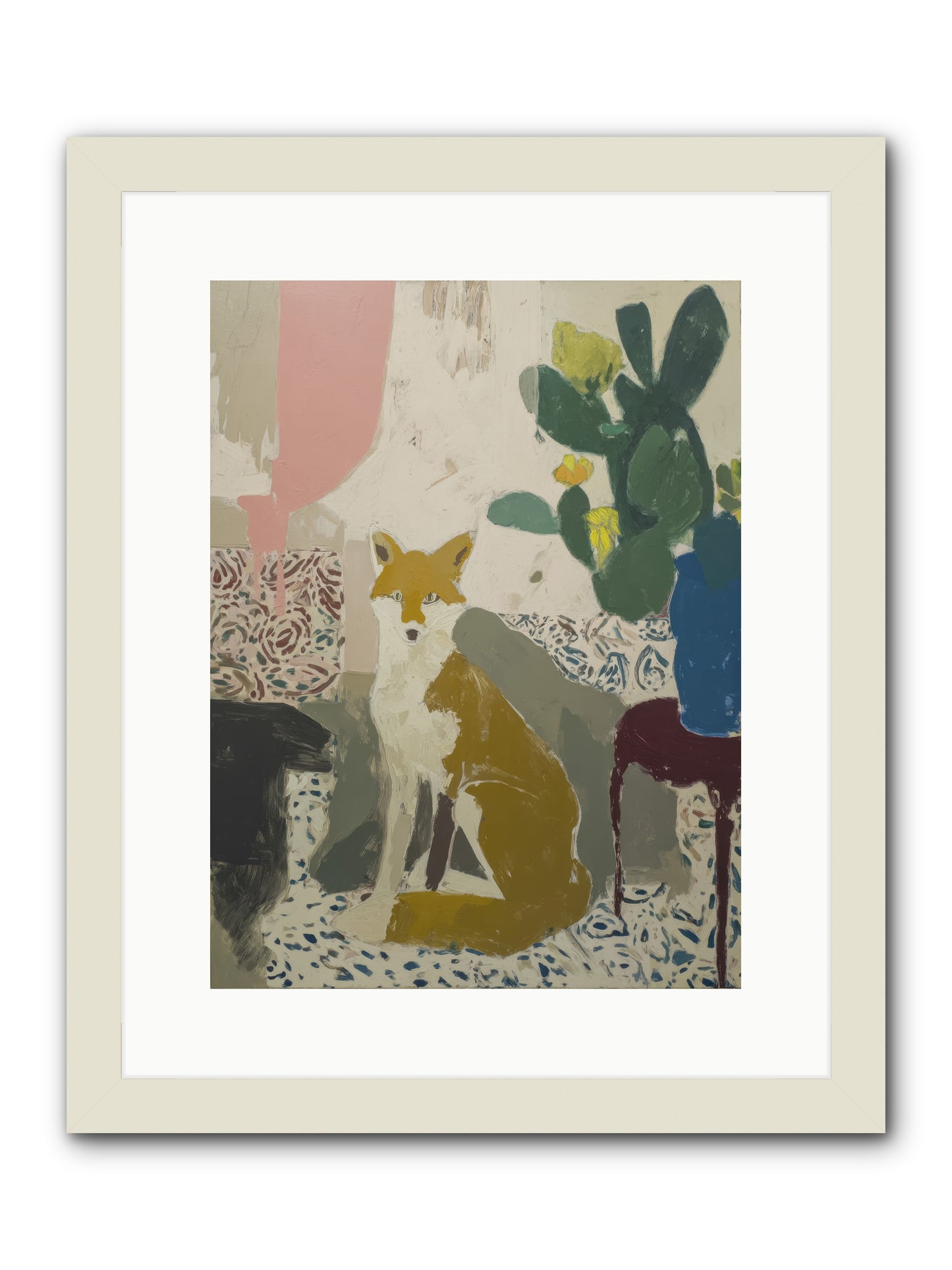 Emperor -- Framed Print - White 12x16