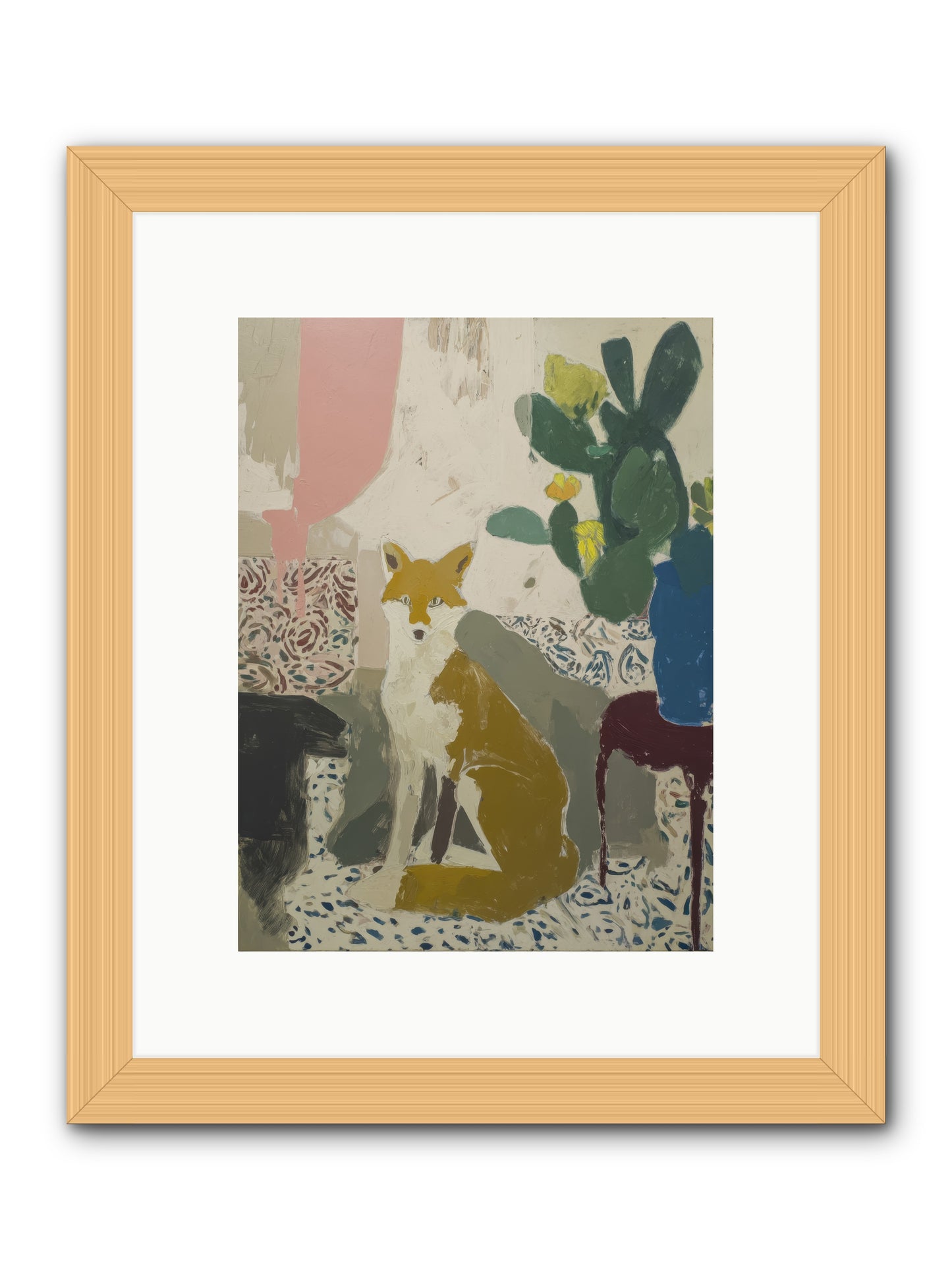 Emperor -- Framed Print - Natural 9x12