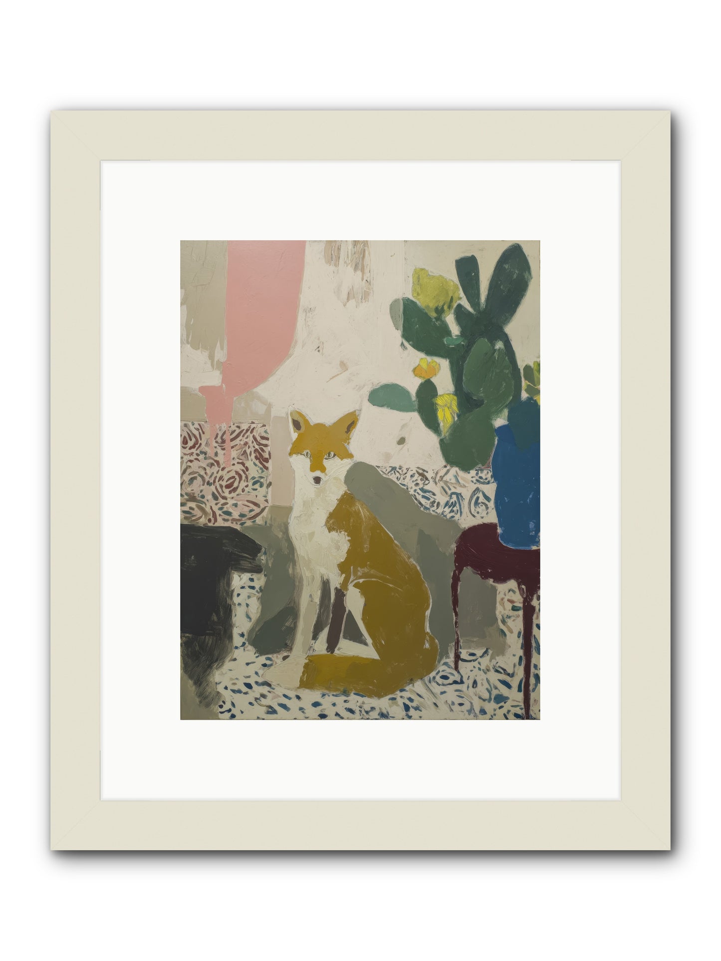 Emperor -- Framed Print - White 9x12