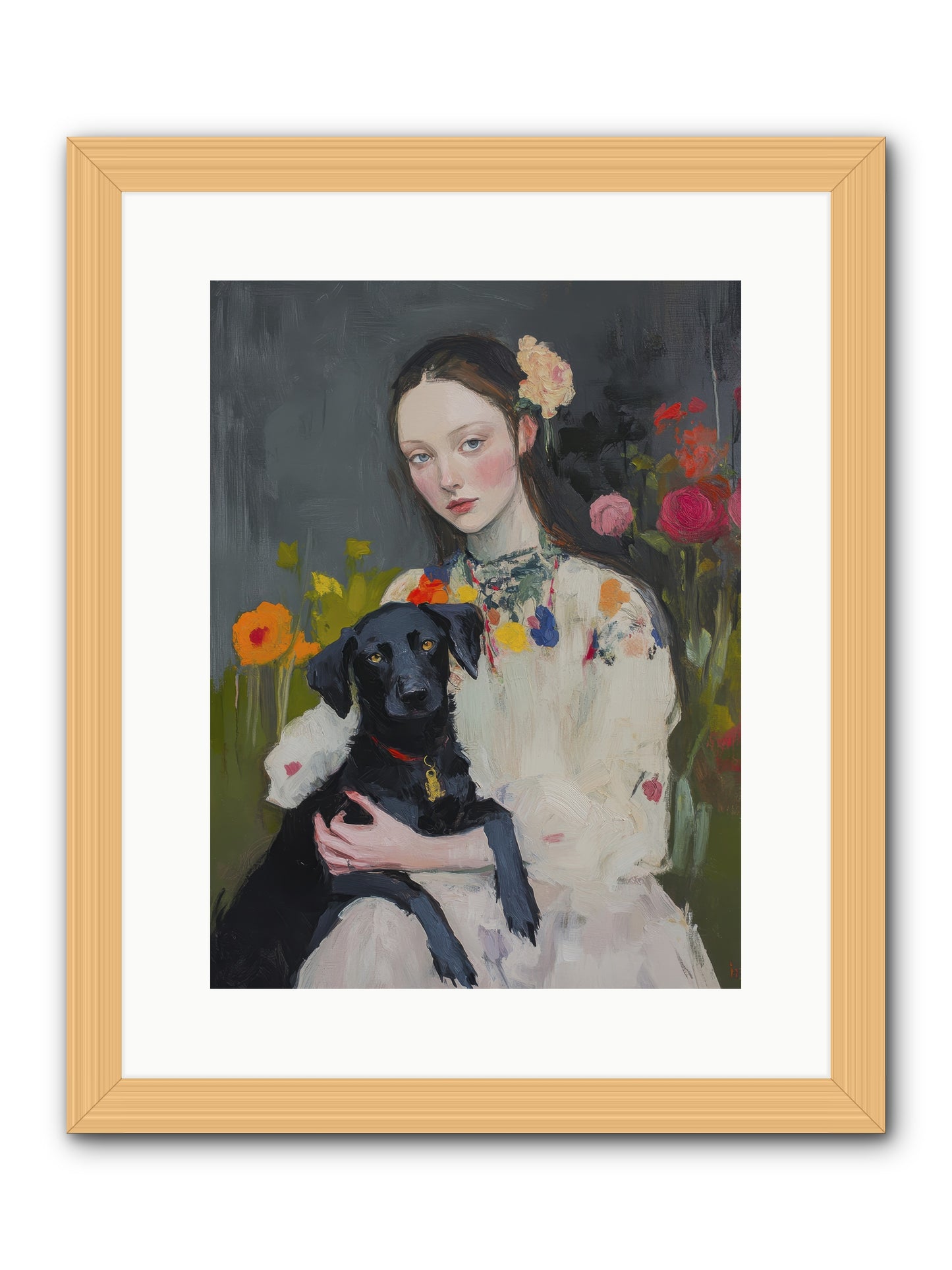 Emperor of Love -- Framed Print - Natural 12x16