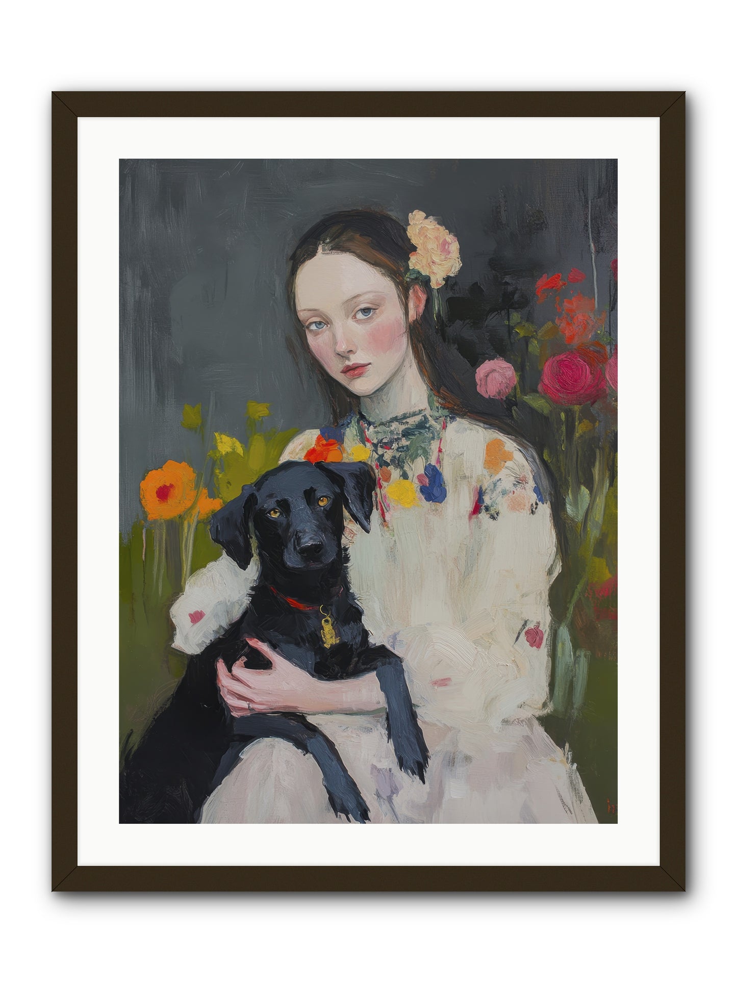 Emperor of Love -- Framed Print - Black 24x32