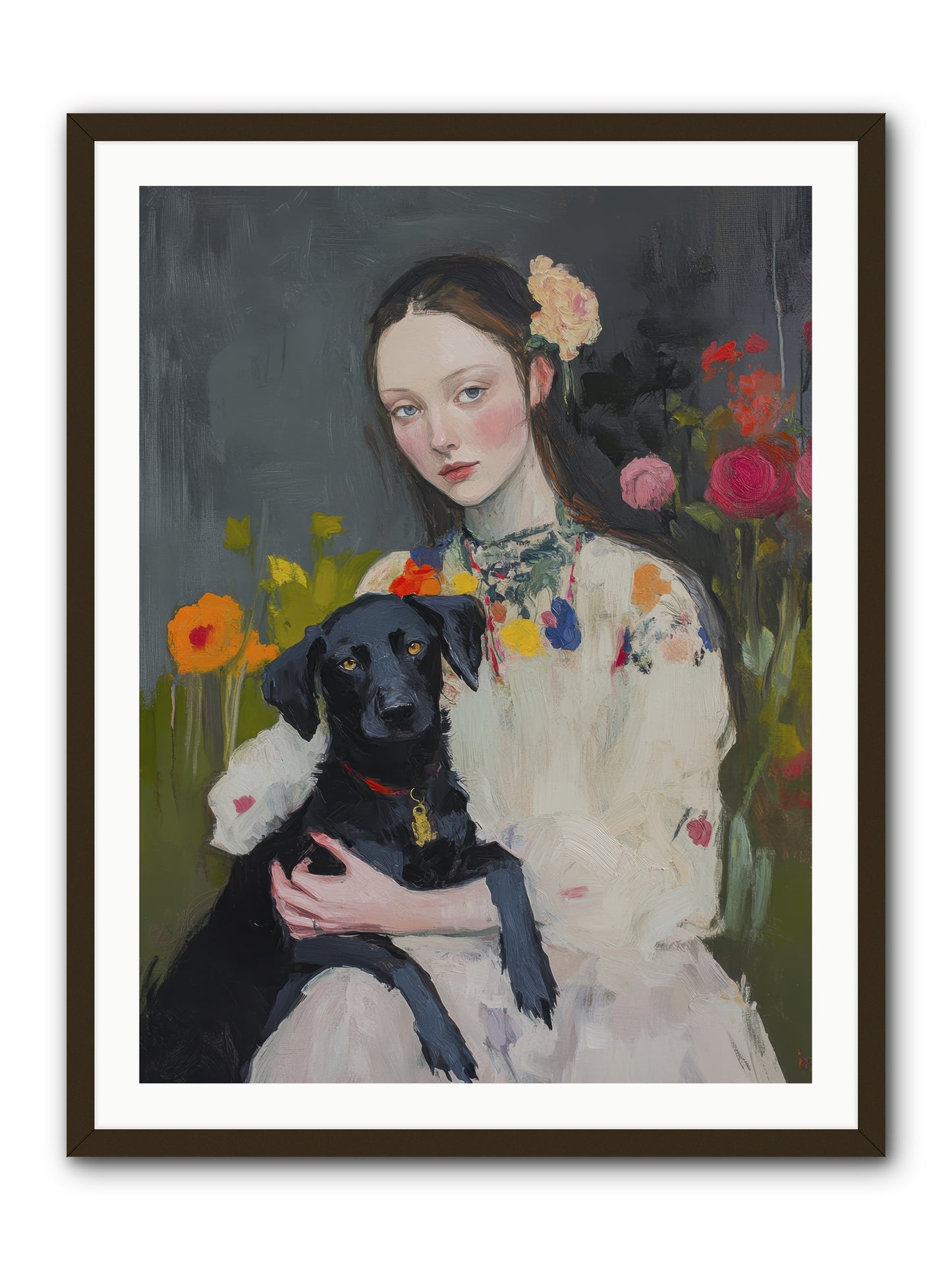 Emperor of Love -- Framed Print - Black 30x40