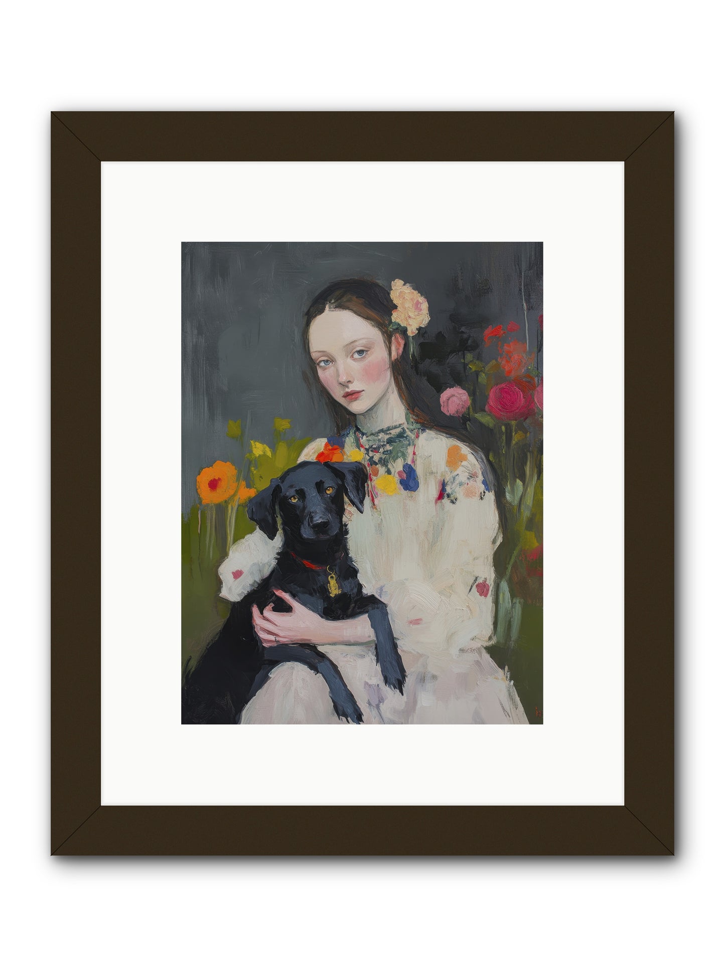 Emperor of Love -- Framed Print - Black 9x12