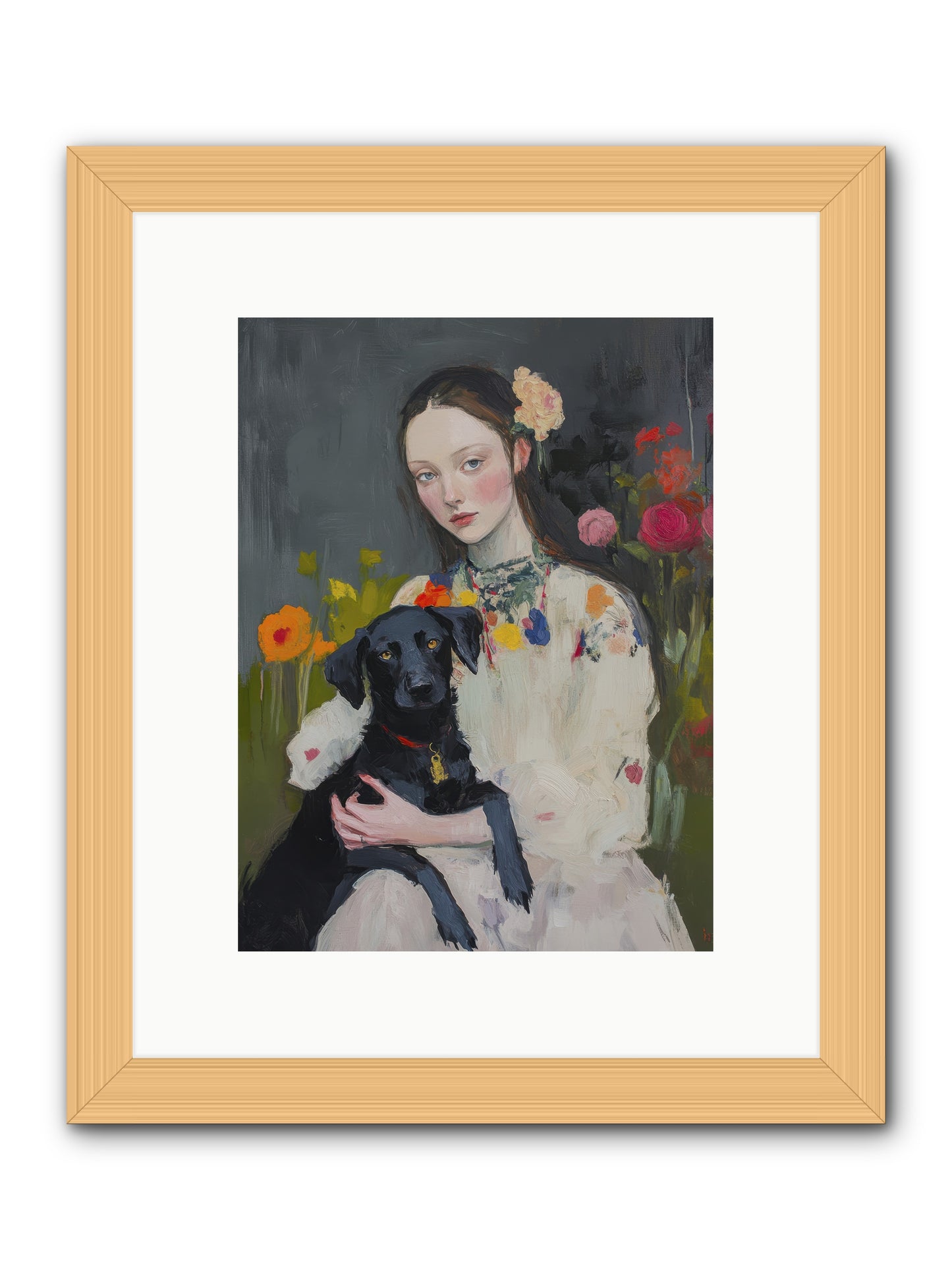 Emperor of Love -- Framed Print - Natural 9x12