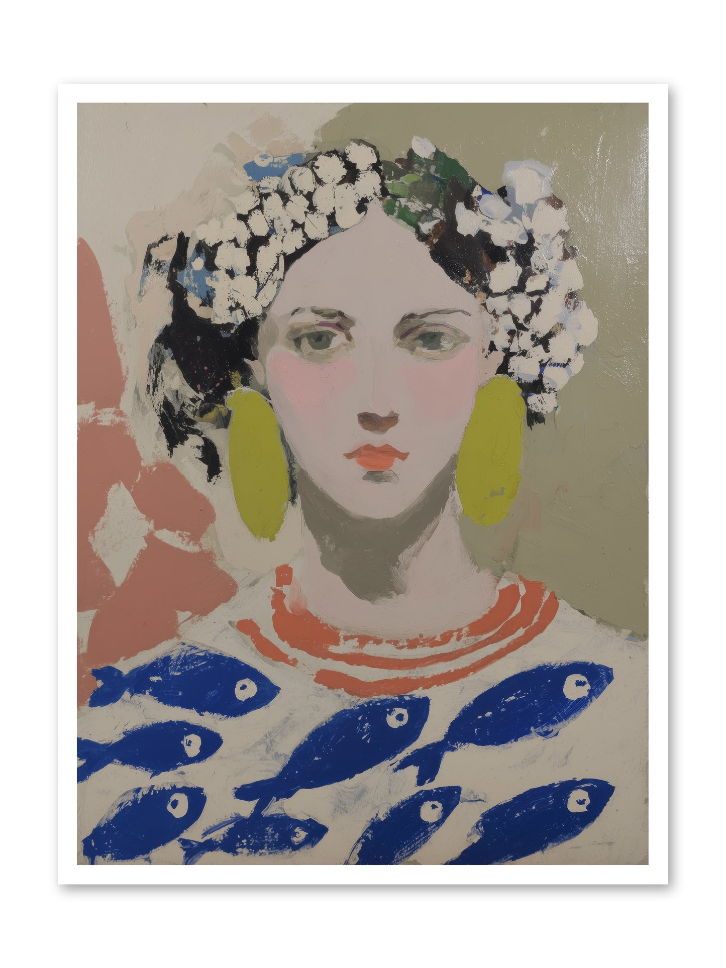 Empress of Riviera Tables -- Loose Canvas Print 30x40