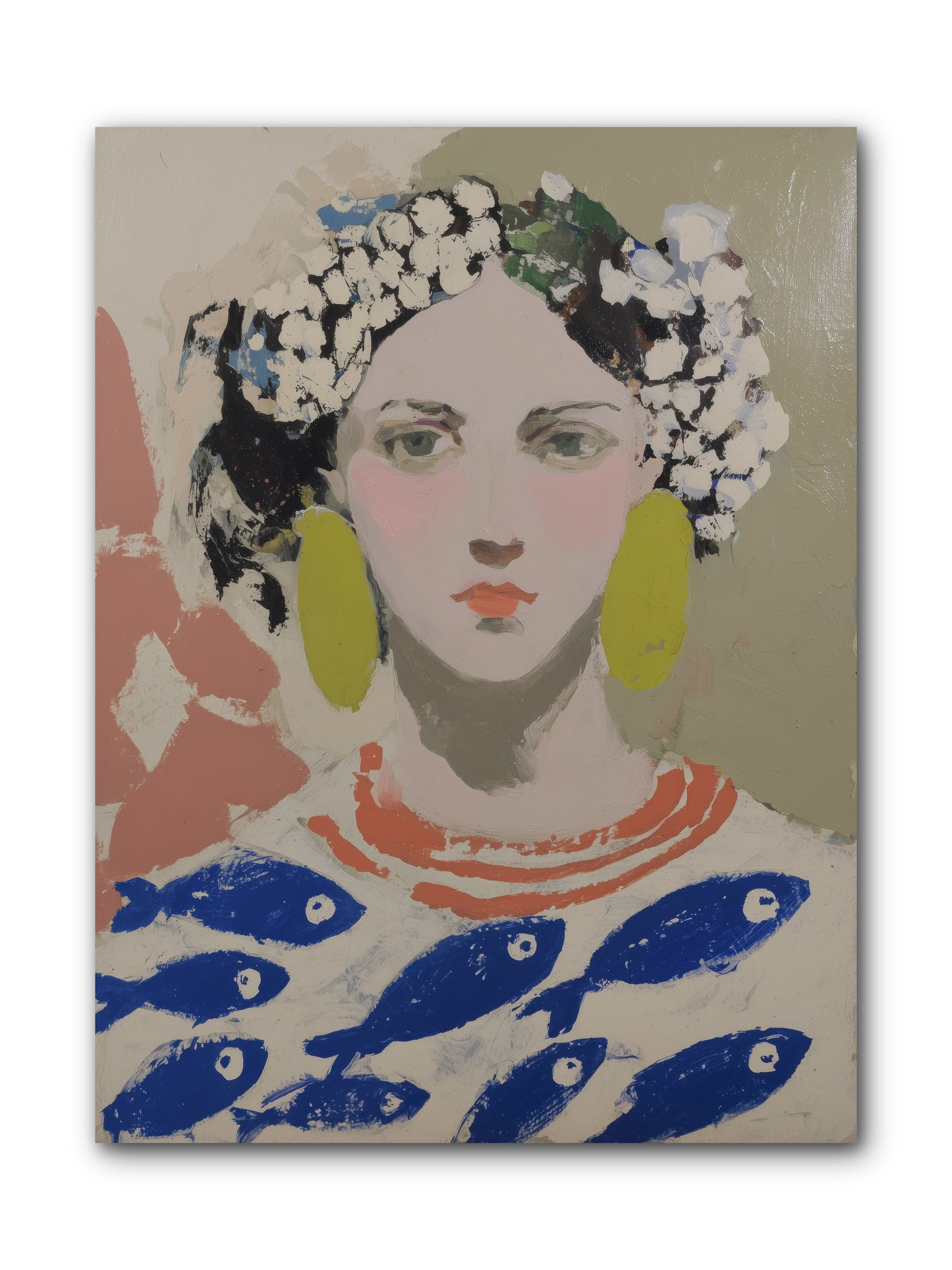 Empress of Riviera Tables -- Wrapped Canvas 9x12