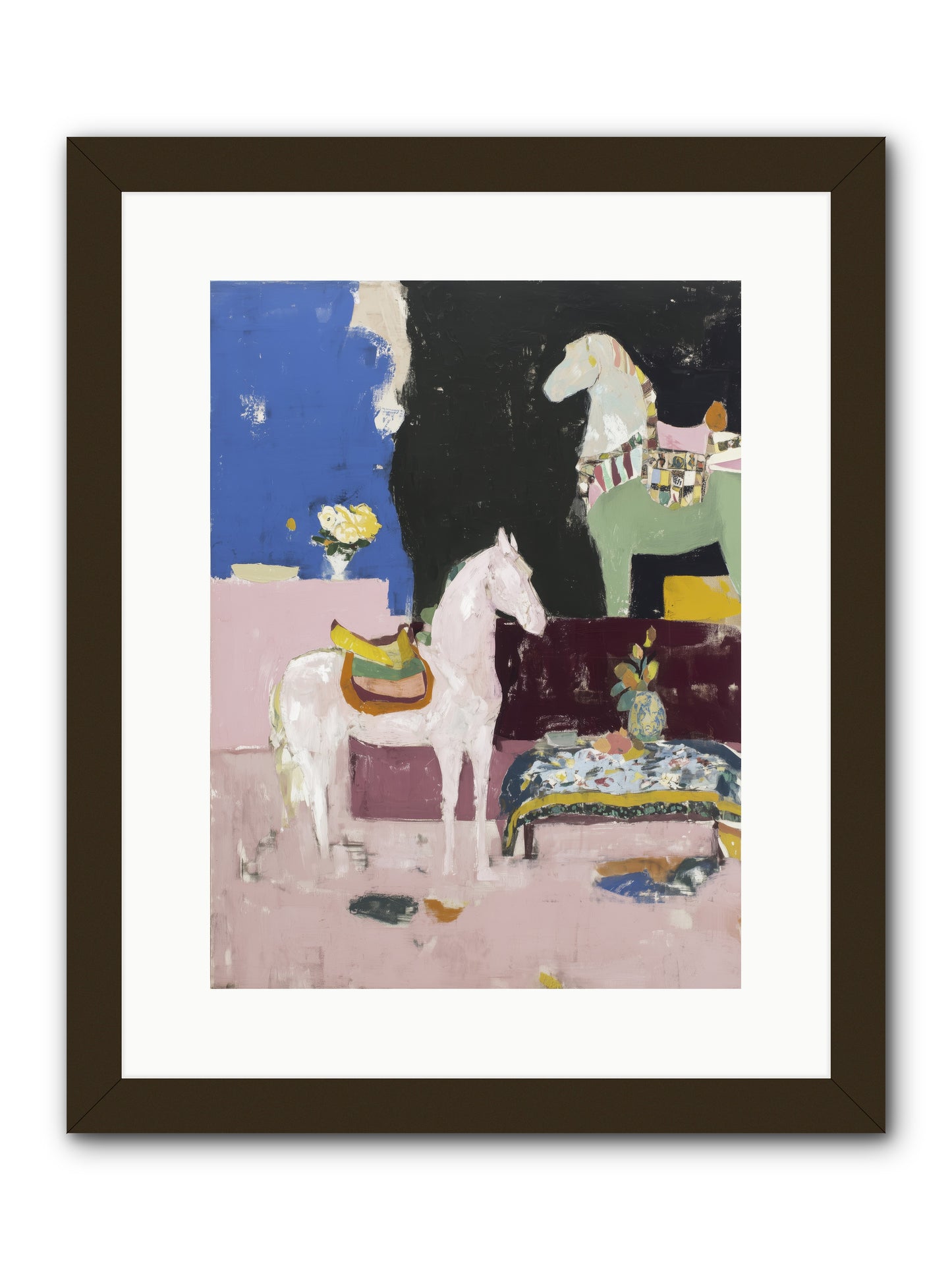 Empty Chair -- Framed Print - Black 12x16