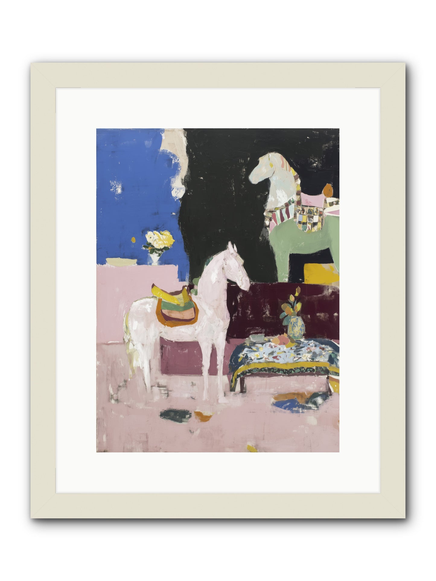 Empty Chair -- Framed Print - White 12x16