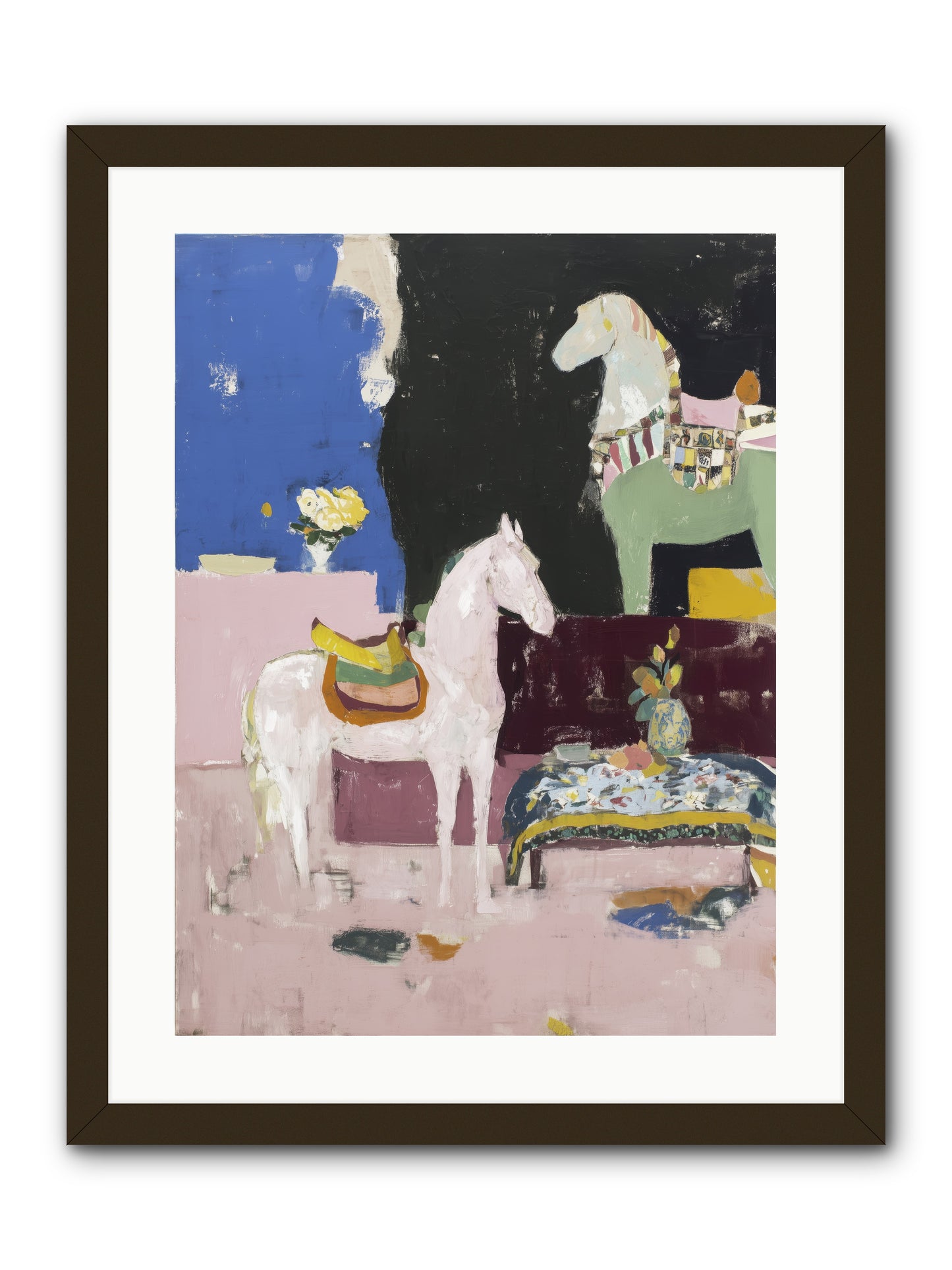Empty Chair -- Framed Print - Black 18x24
