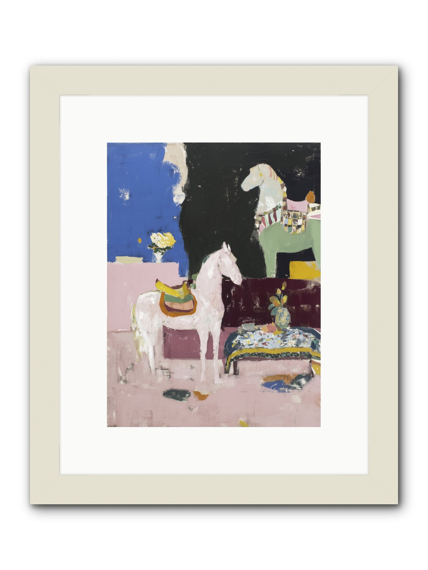 Empty Chair -- Framed Print - White 9x12