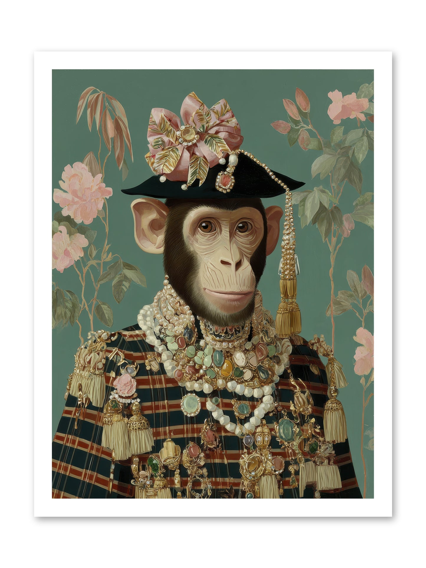Enamored Finery -- Paper Print 18x24