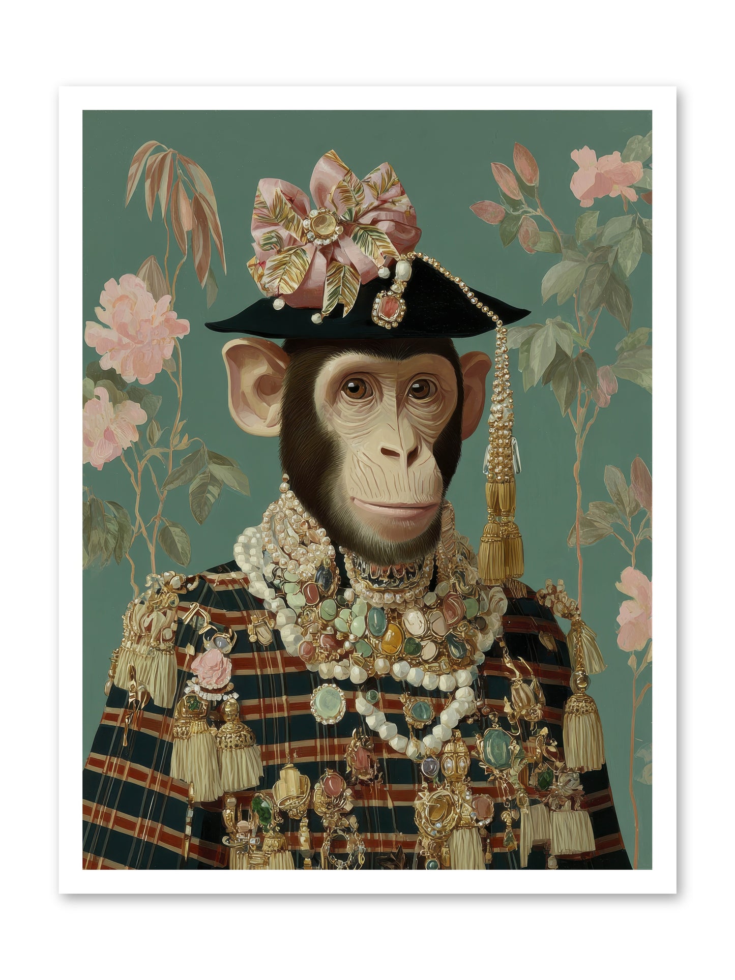 Enamored Finery -- Paper Print 24x32