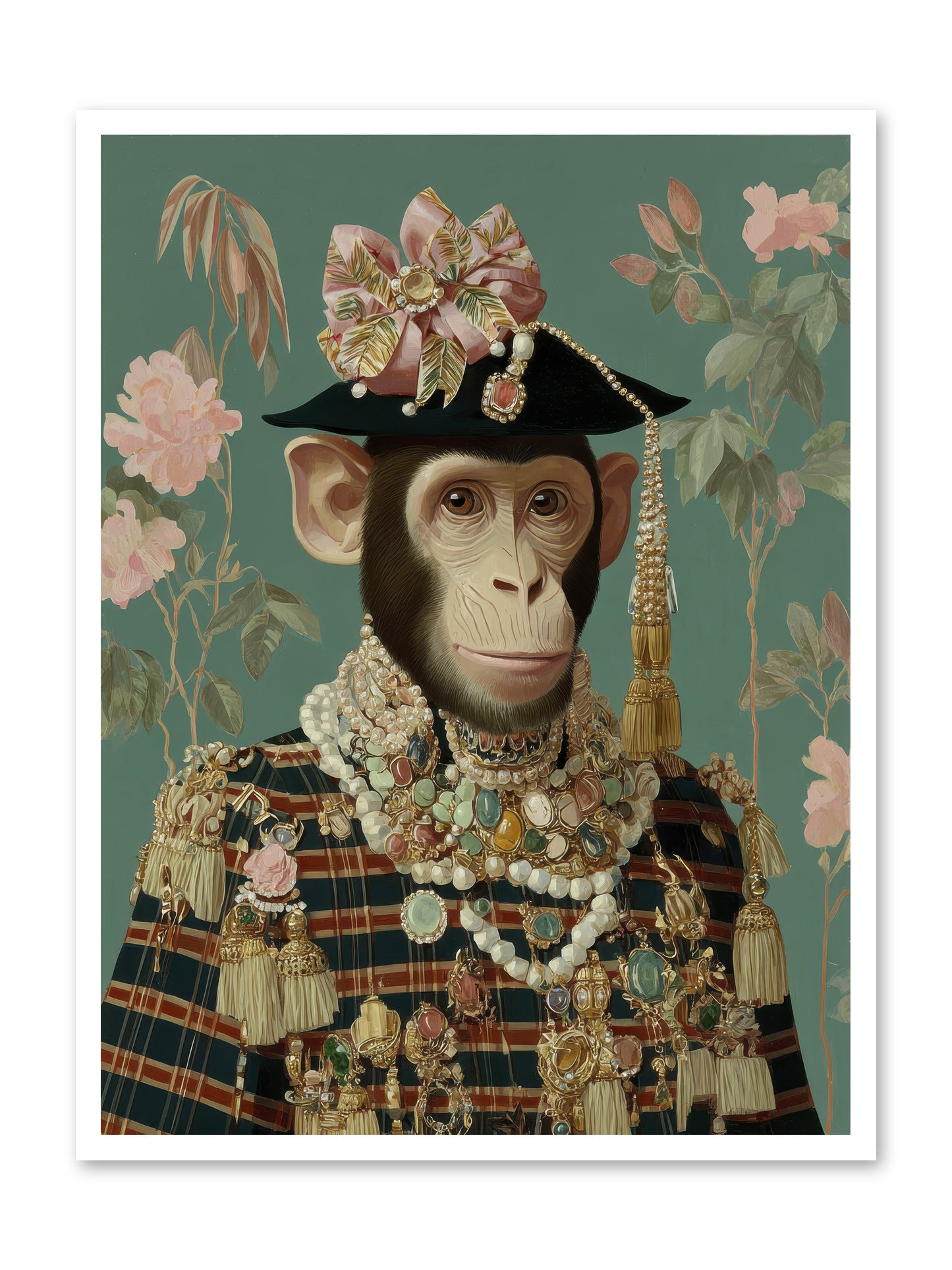 Enamored Finery -- Loose Canvas Print 30x40
