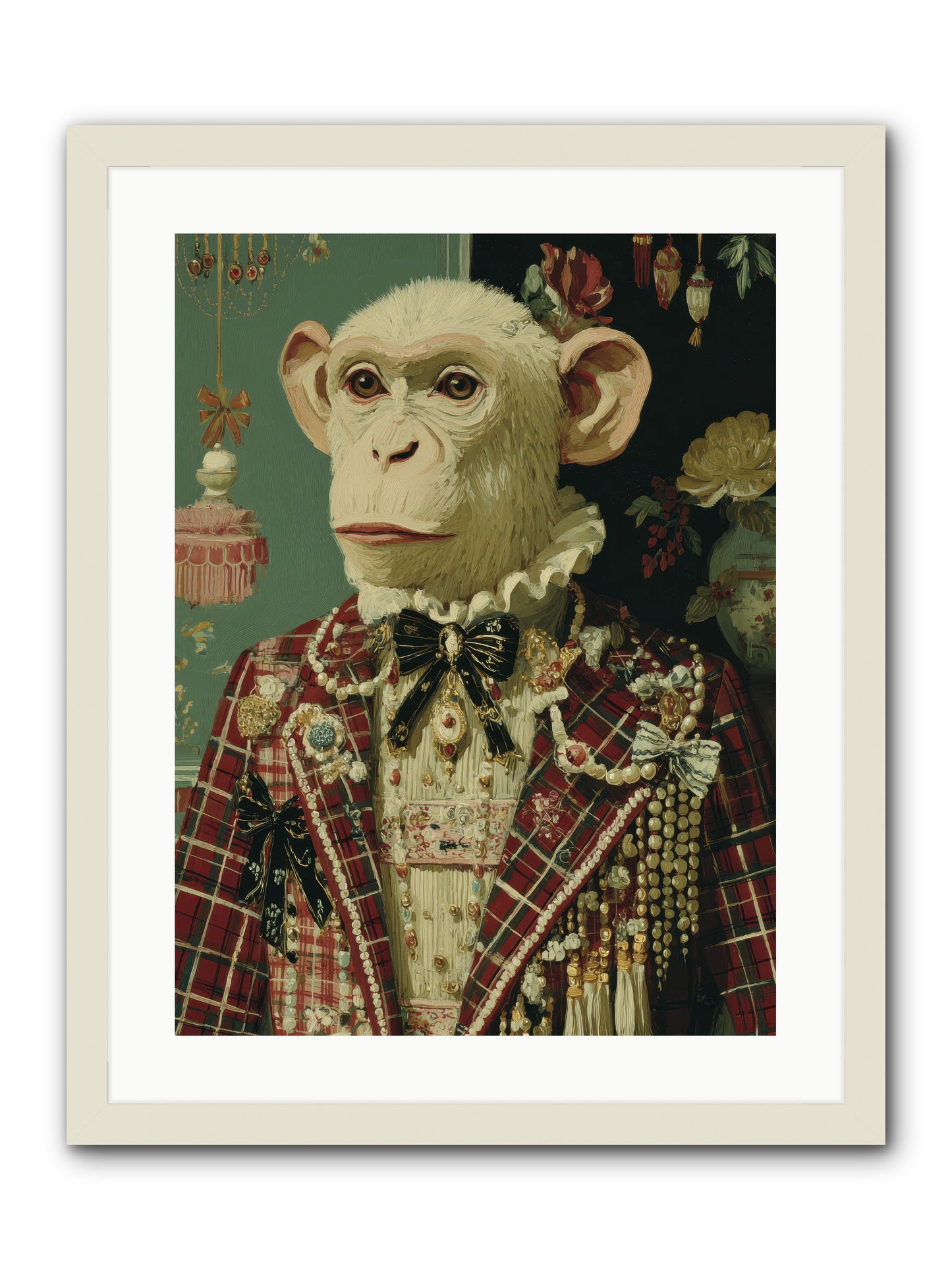 Enamored Traditions No.1 -- Framed Print - White 18x24