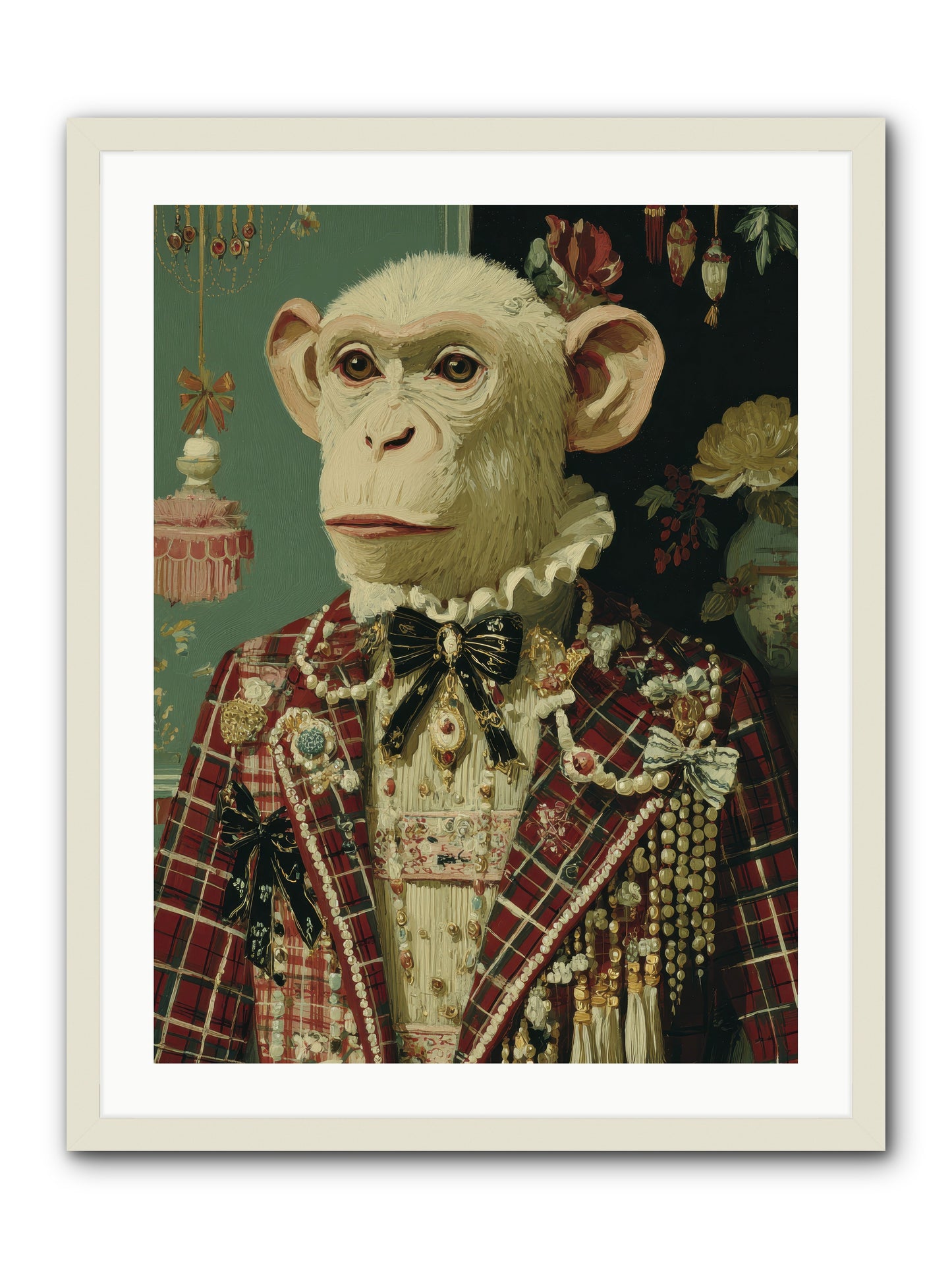Enamored Traditions No.1 -- Framed Print - White 24x32