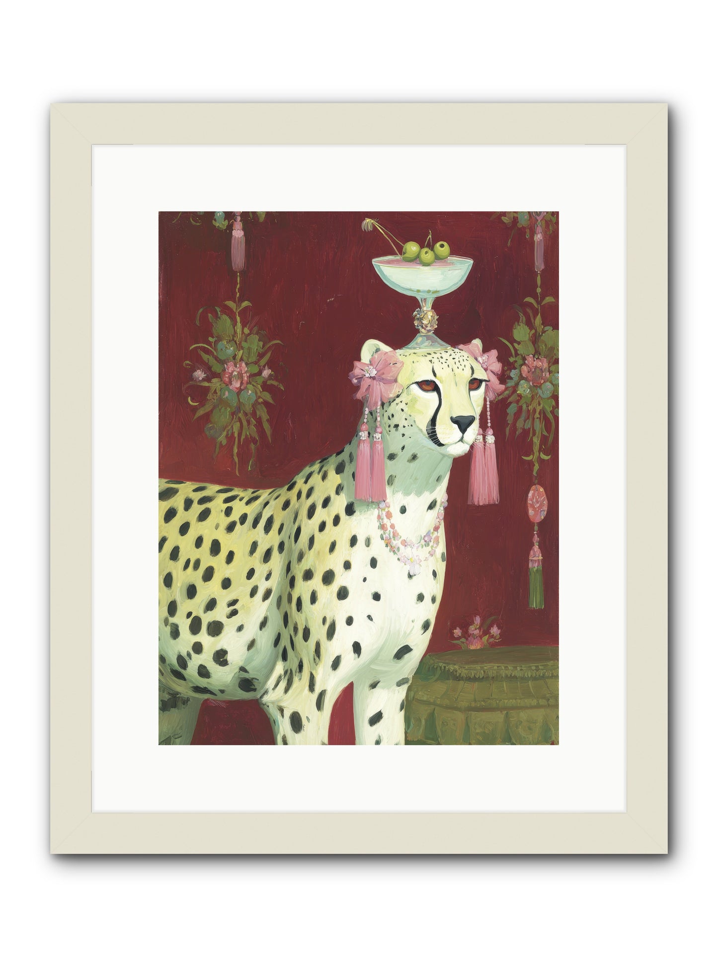Enchanted Procession -- Framed Print - White 12x16