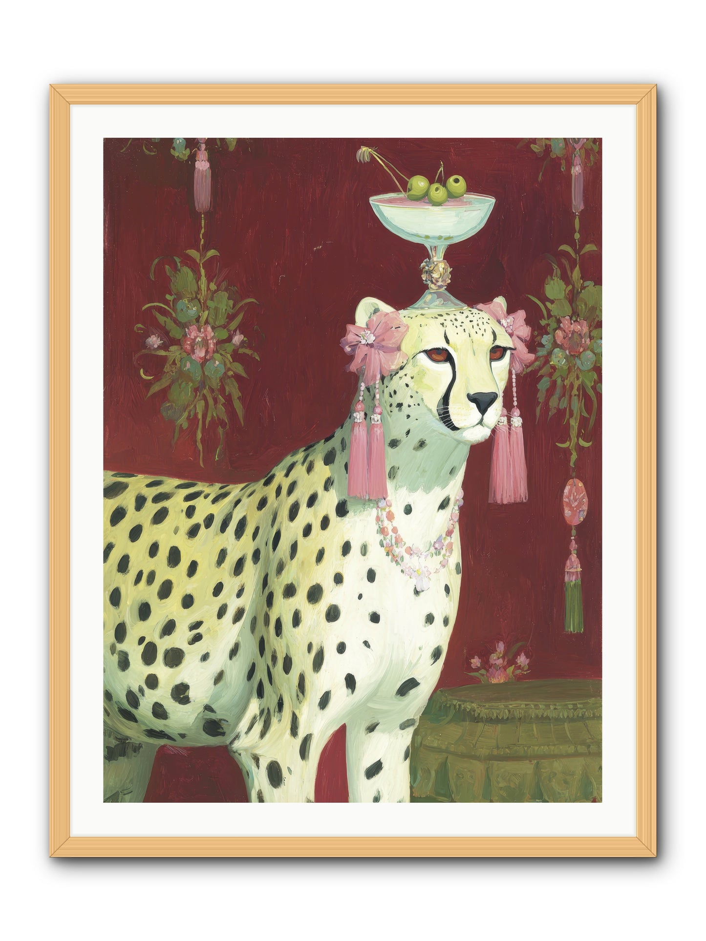 Enchanted Procession -- Framed Print - Natural 30x40
