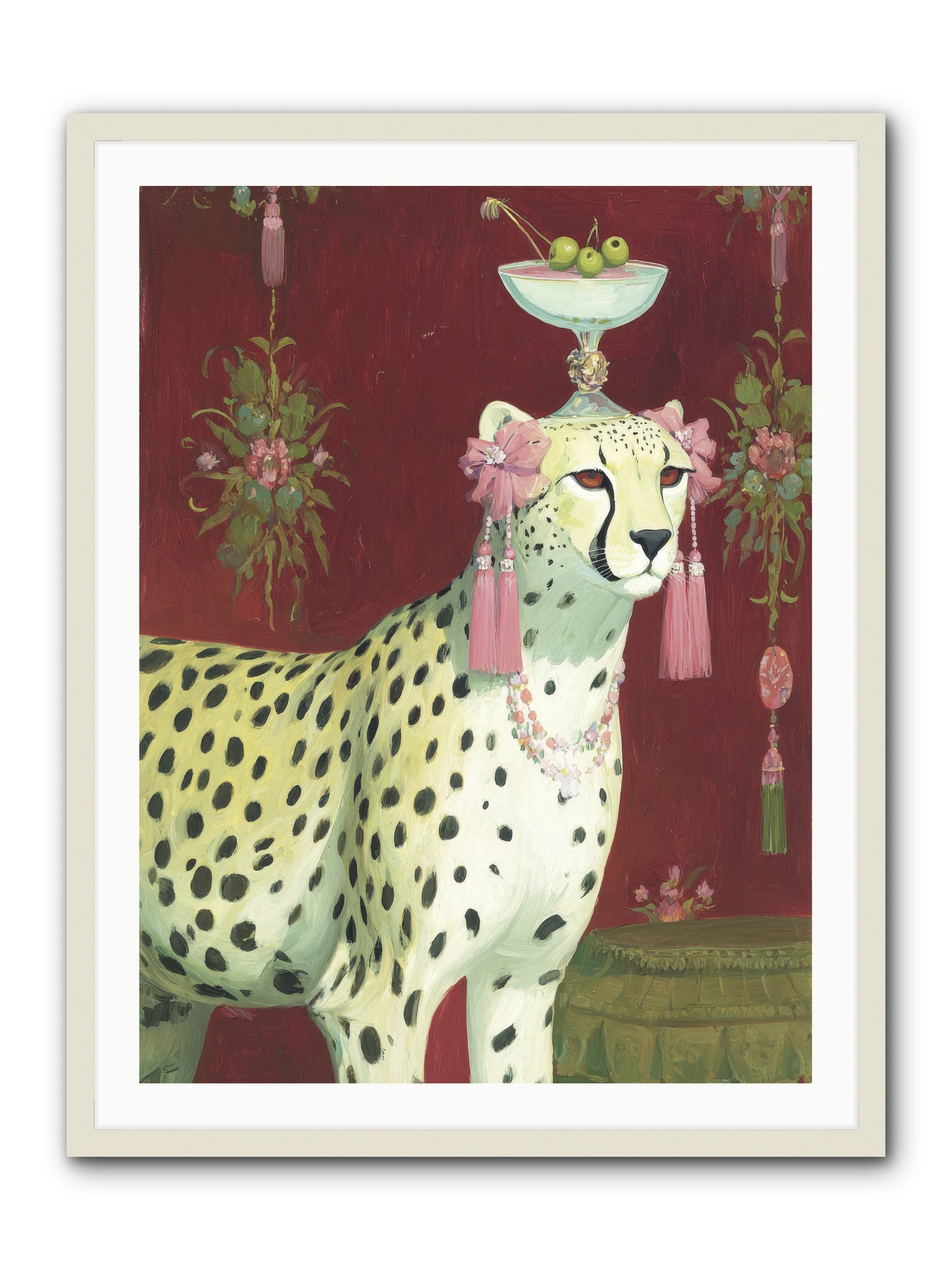 Enchanted Procession -- Framed Print - White 30x40