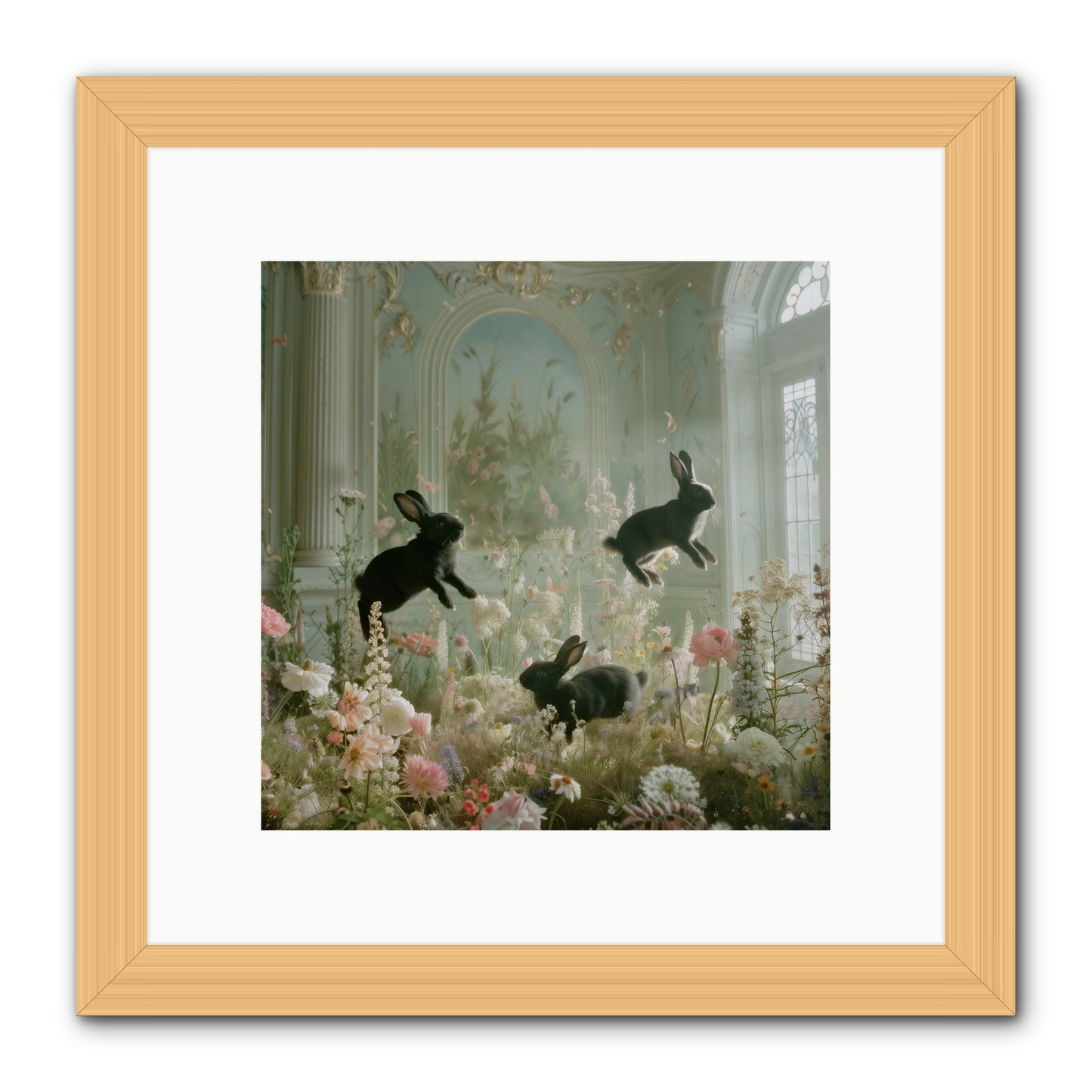Enchanted Thicket -- Framed Print - Natural 10x10