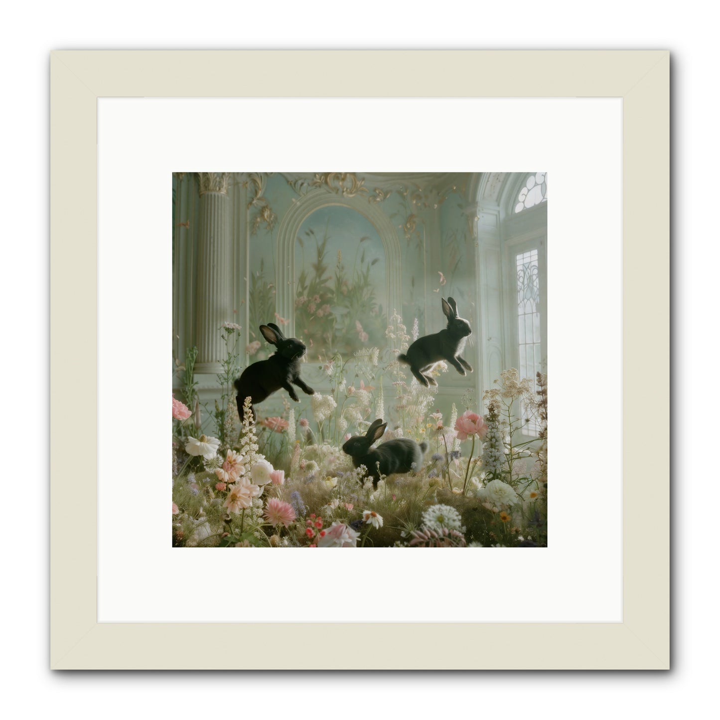 Enchanted Thicket -- Framed Print - White 10x10