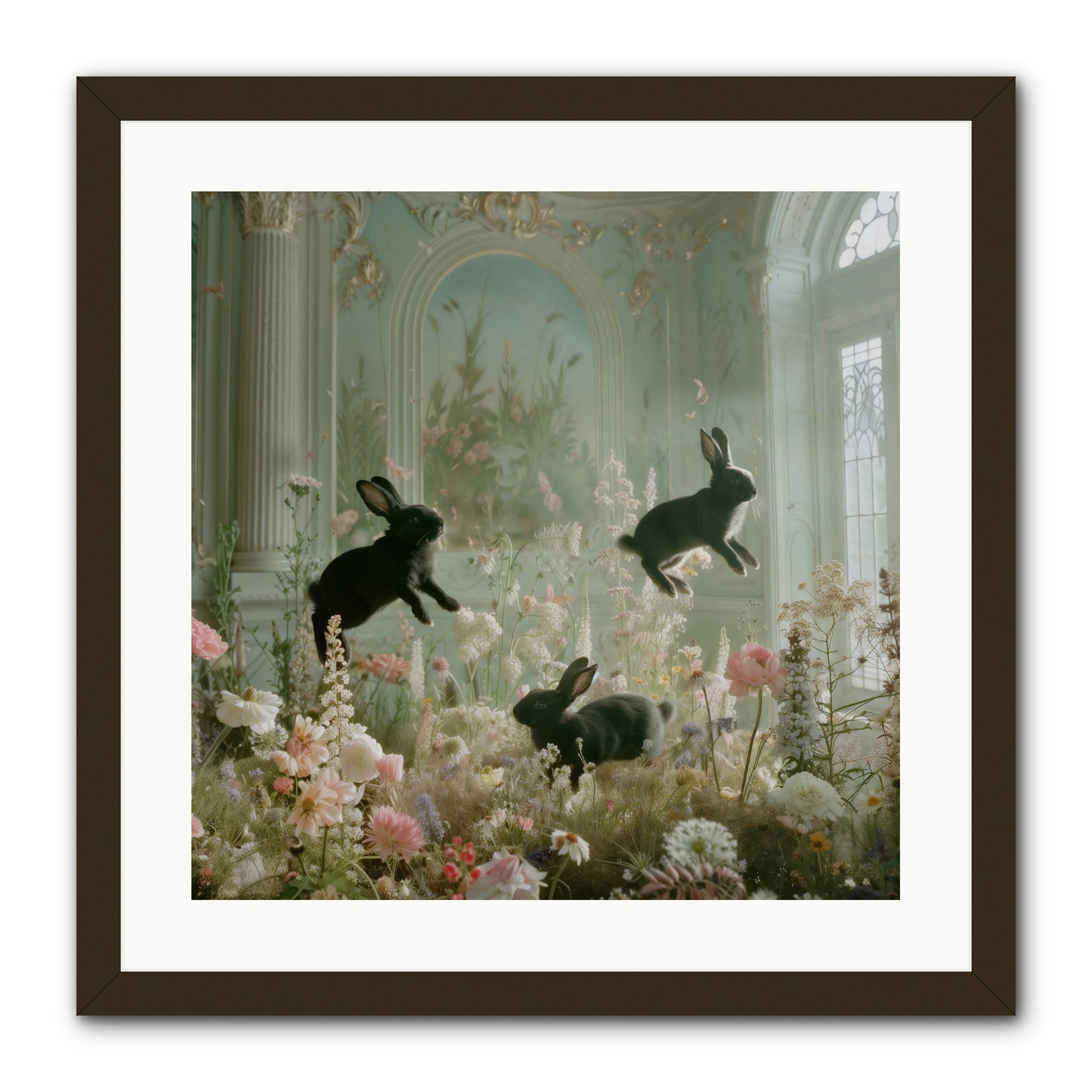 Enchanted Thicket -- Framed Print - Black 20x20