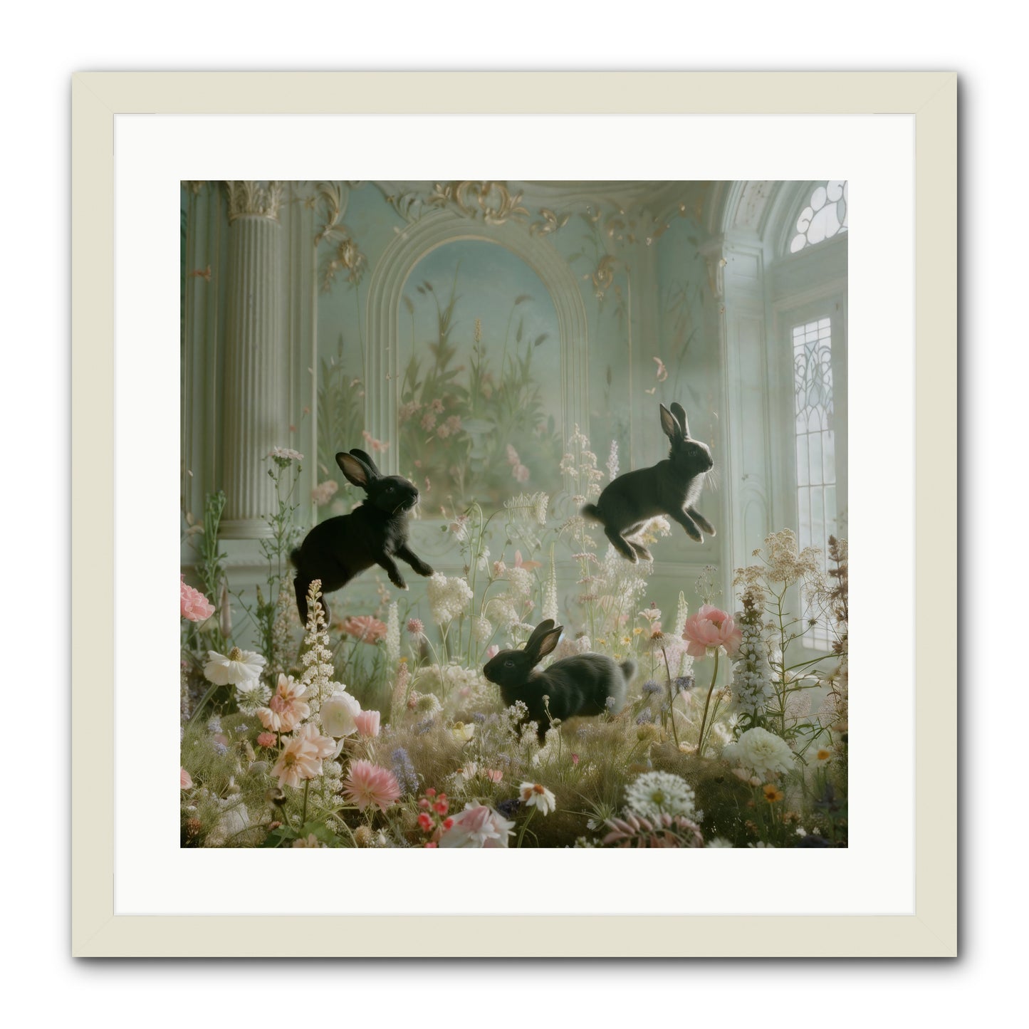 Enchanted Thicket -- Framed Print - White 20x20