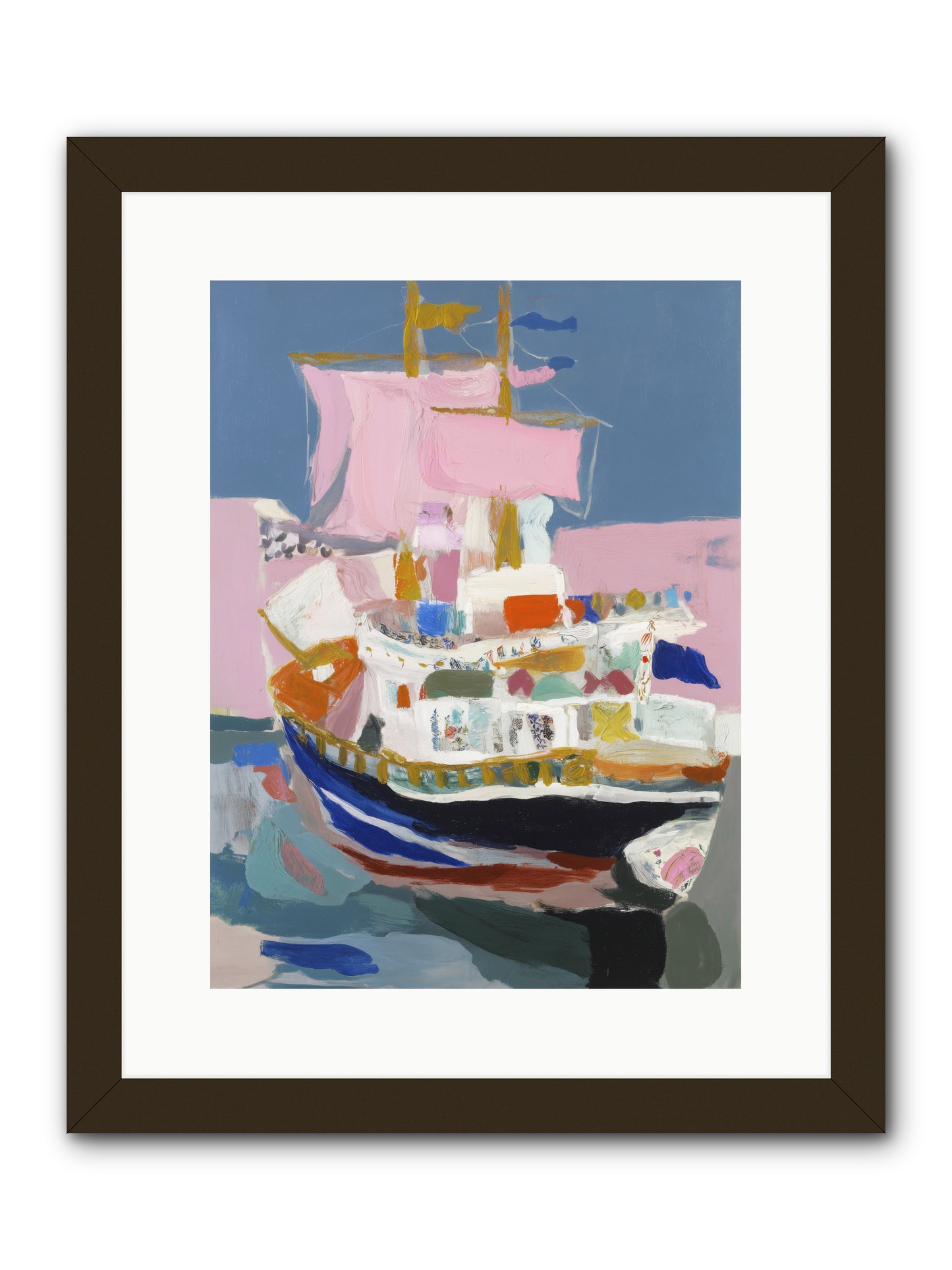 Endless Seas -- Framed Print - Black 12x16