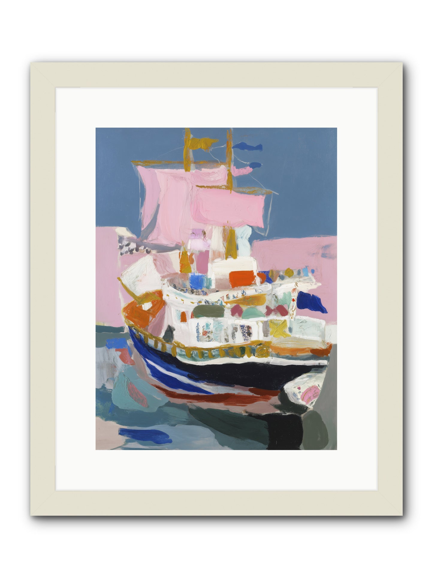 Endless Seas -- Framed Print - White 12x16