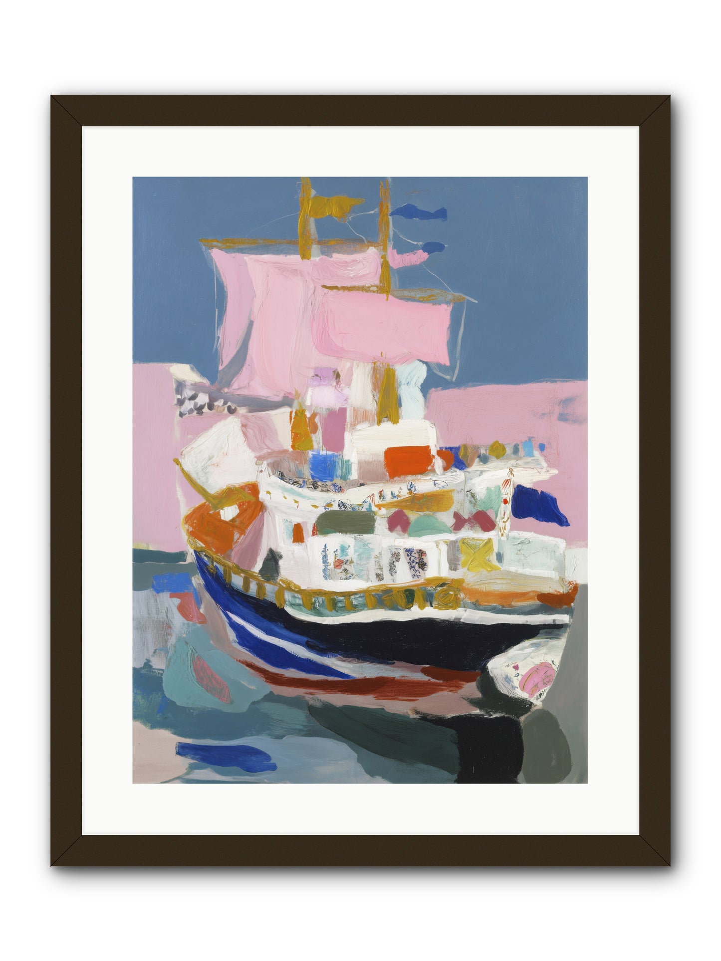 Endless Seas -- Framed Print - Black 18x24