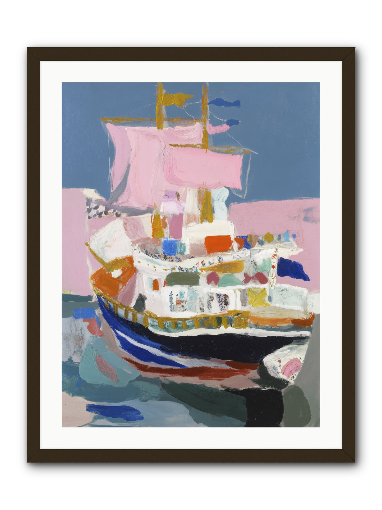 Endless Seas -- Framed Print - Black 24x32