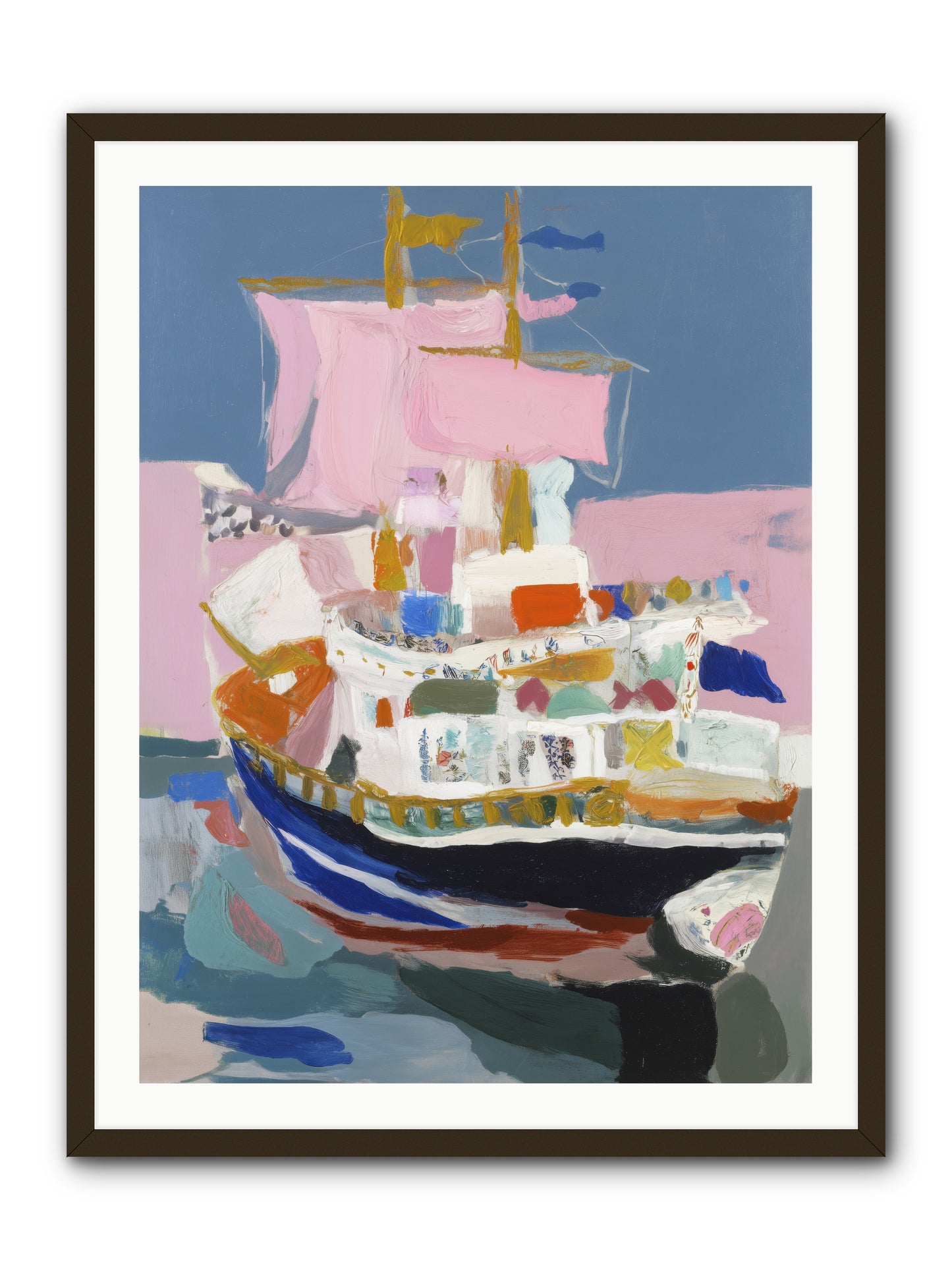 Endless Seas -- Framed Print - Black 30x40