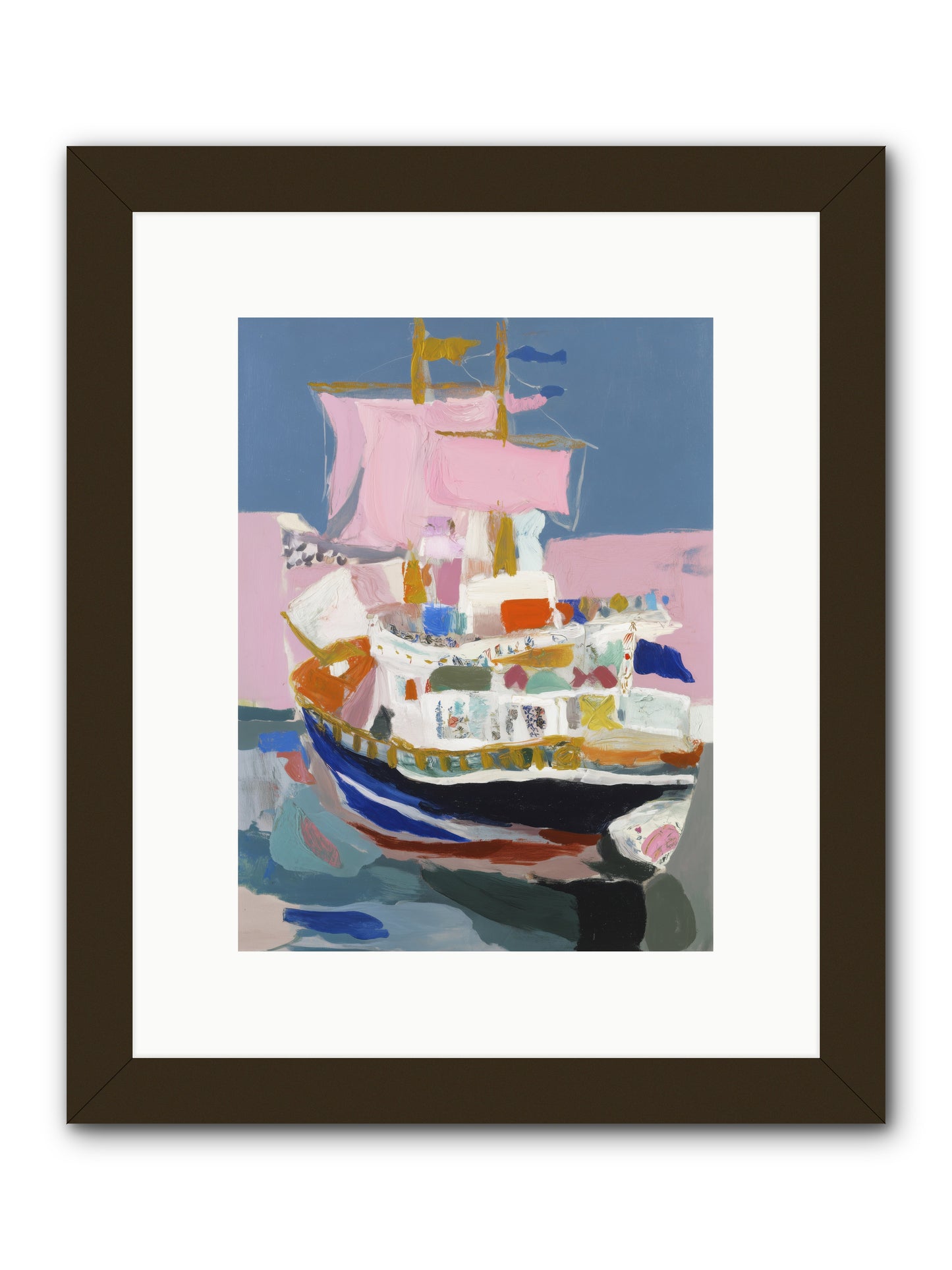 Endless Seas -- Framed Print - Black 9x12