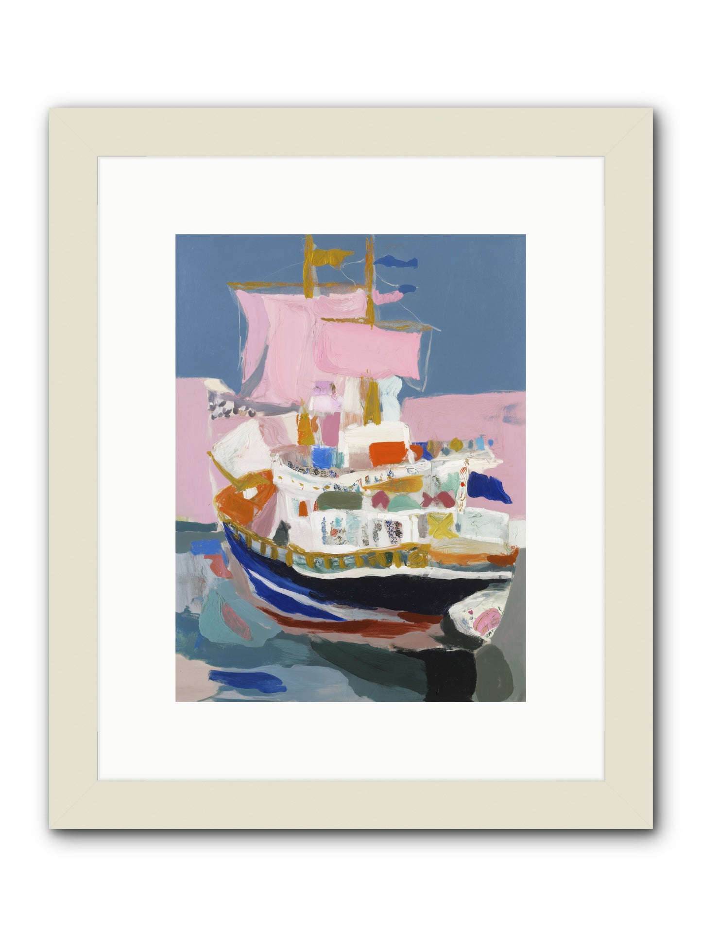 Endless Seas -- Framed Print - White 9x12