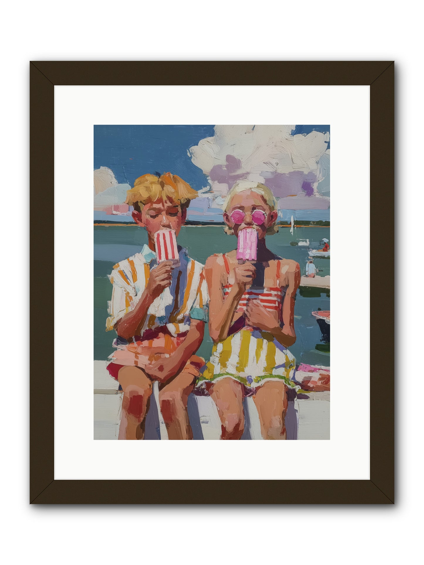 Endless Summer -- Framed Print - Black 12x16