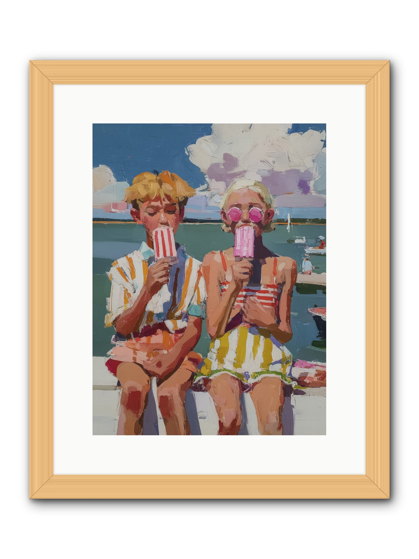 Endless Summer -- Framed Print - Natural 12x16