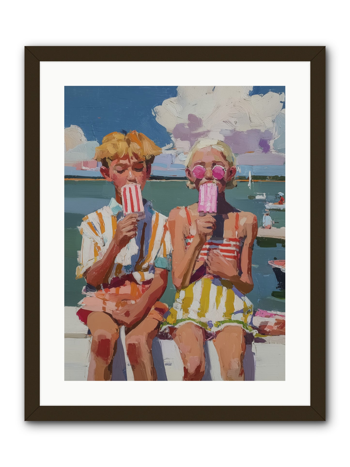 Endless Summer -- Framed Print - Black 18x24