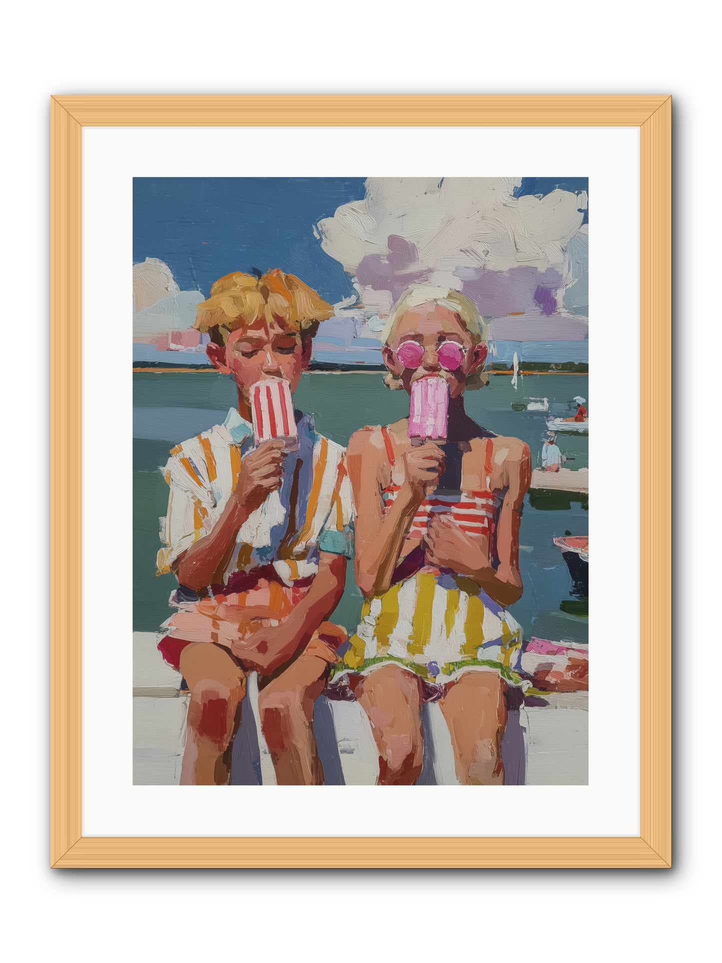 Endless Summer -- Framed Print - Natural 18x24