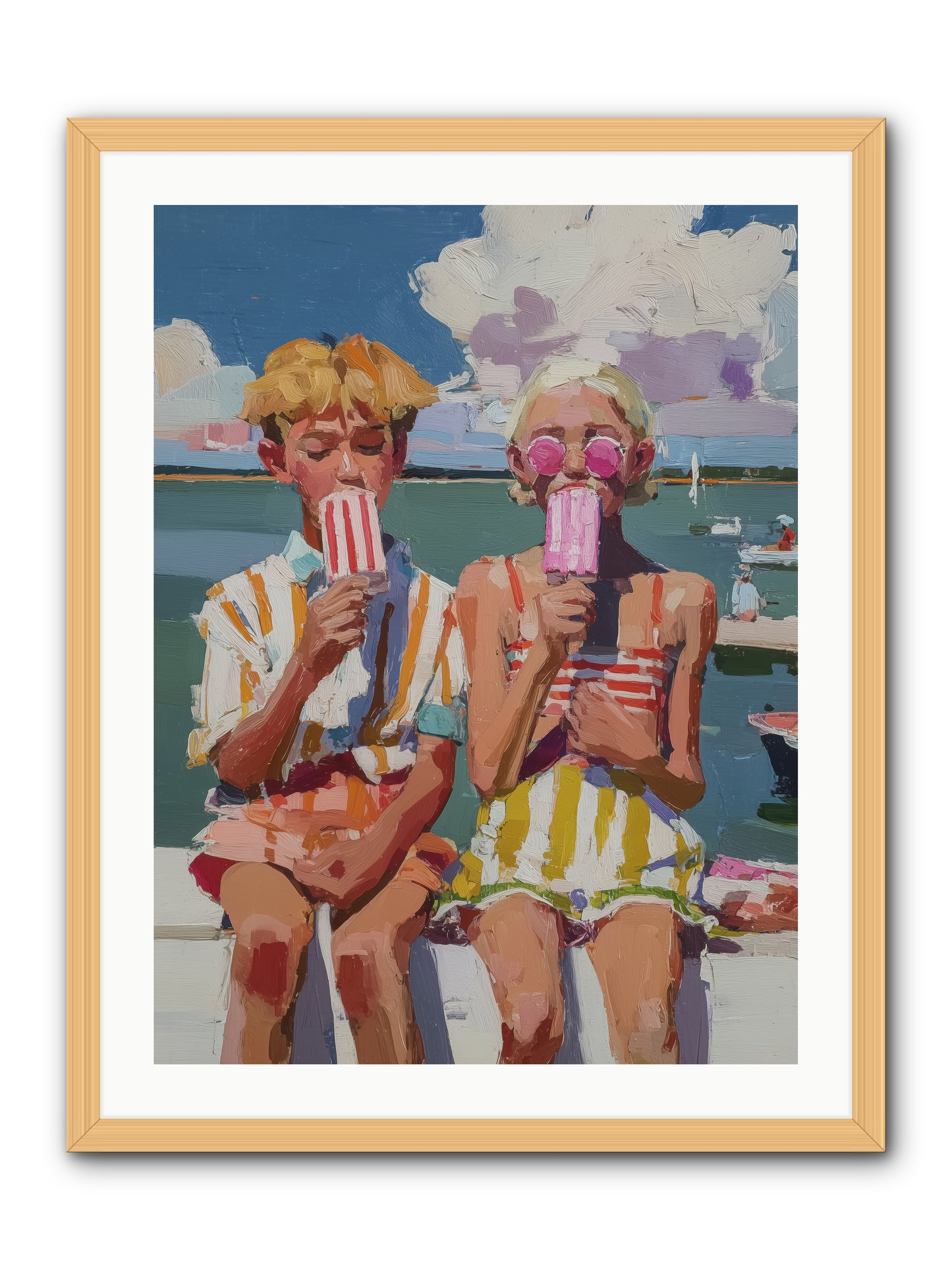 Endless Summer -- Framed Print - Natural 24x32