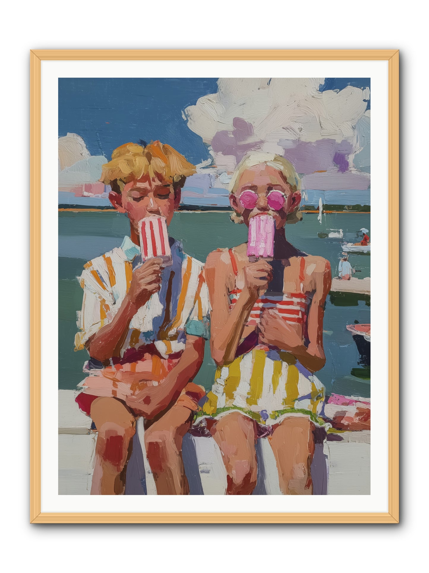Endless Summer -- Framed Print - Natural 36x48