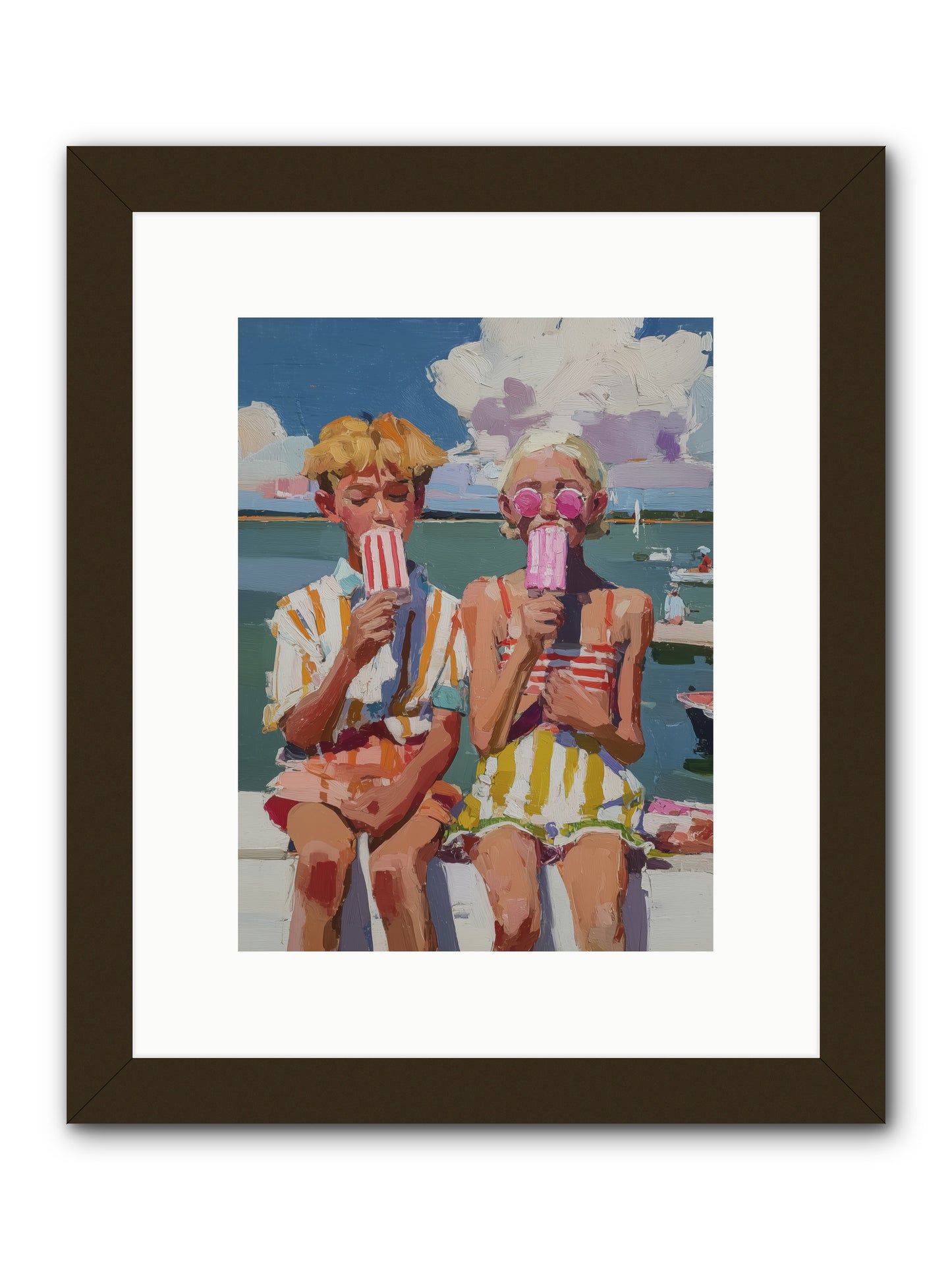 Endless Summer -- Framed Print - Black 9x12