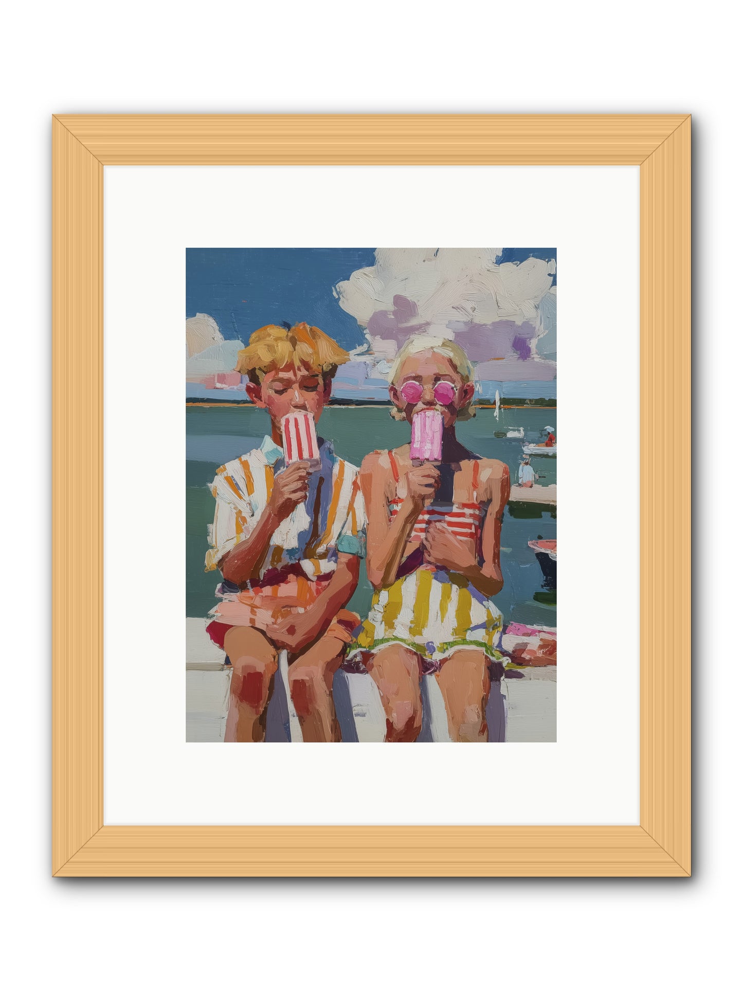 Endless Summer -- Framed Print - Natural 9x12