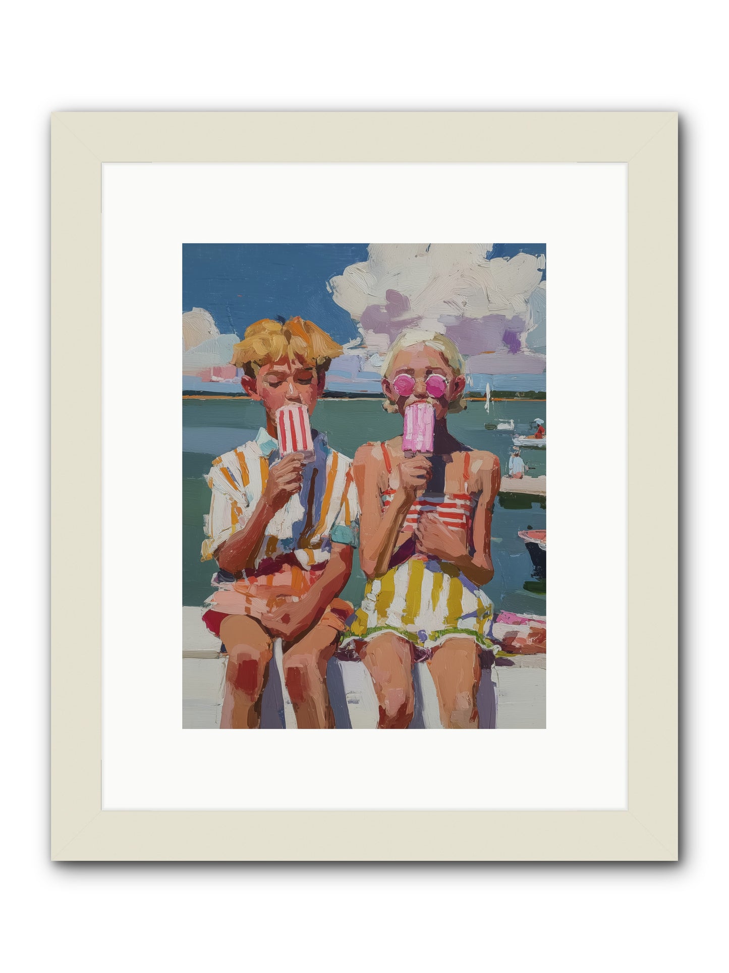 Endless Summer -- Framed Print - White 9x12
