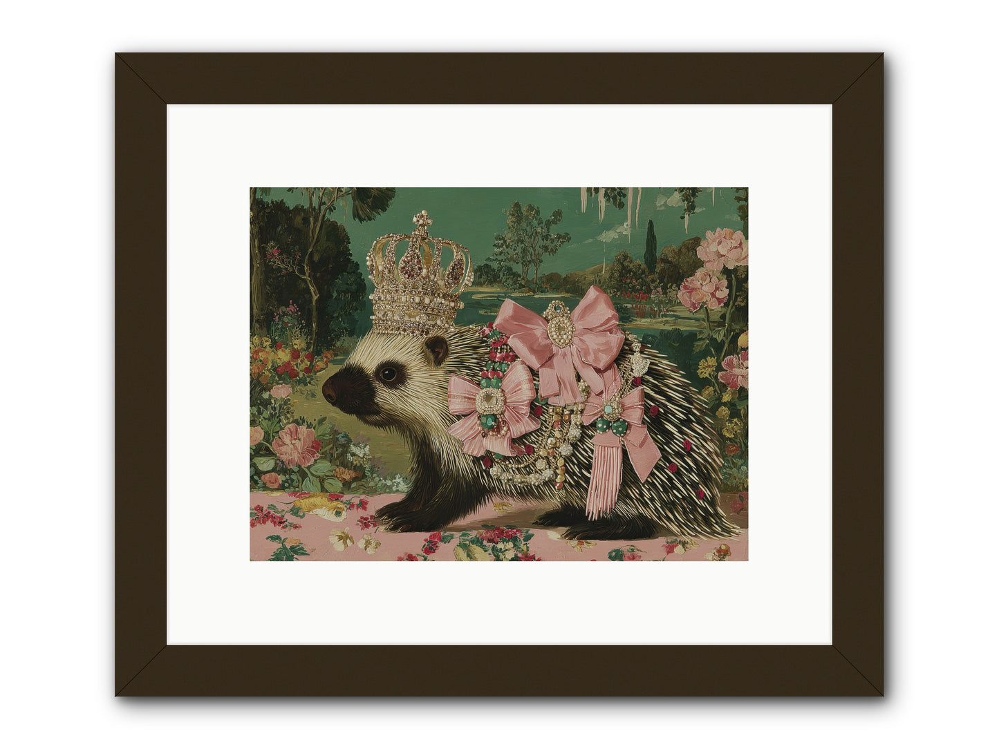Endless Wanderings Beyond -- Framed Print - Black 12x9