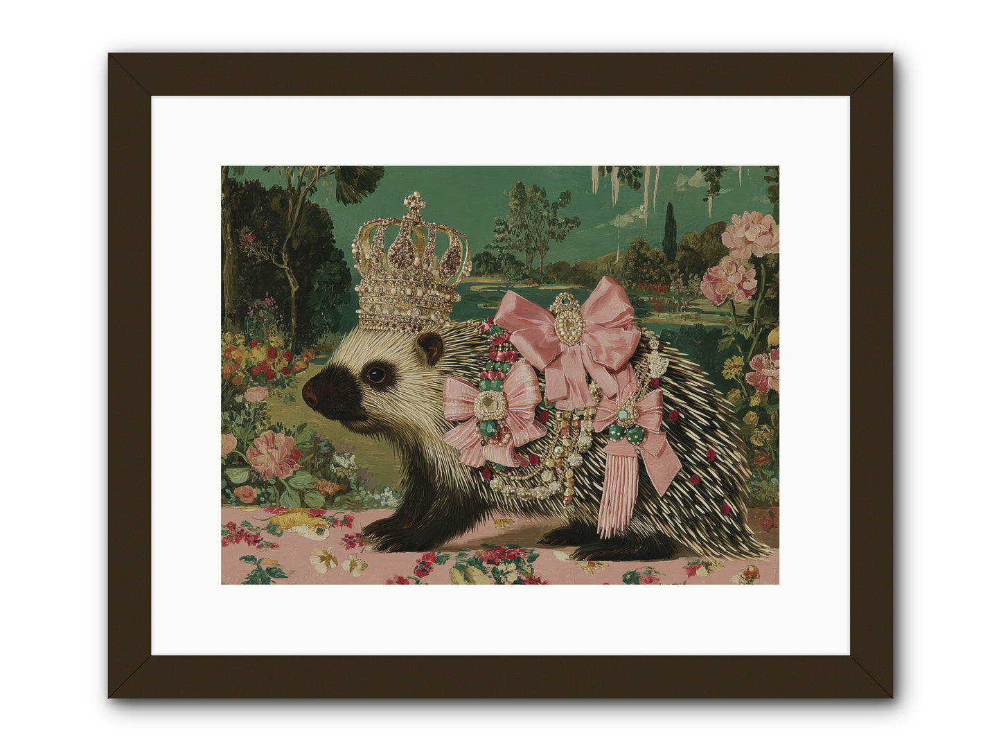 Endless Wanderings Beyond -- Framed Print - Black 16x12