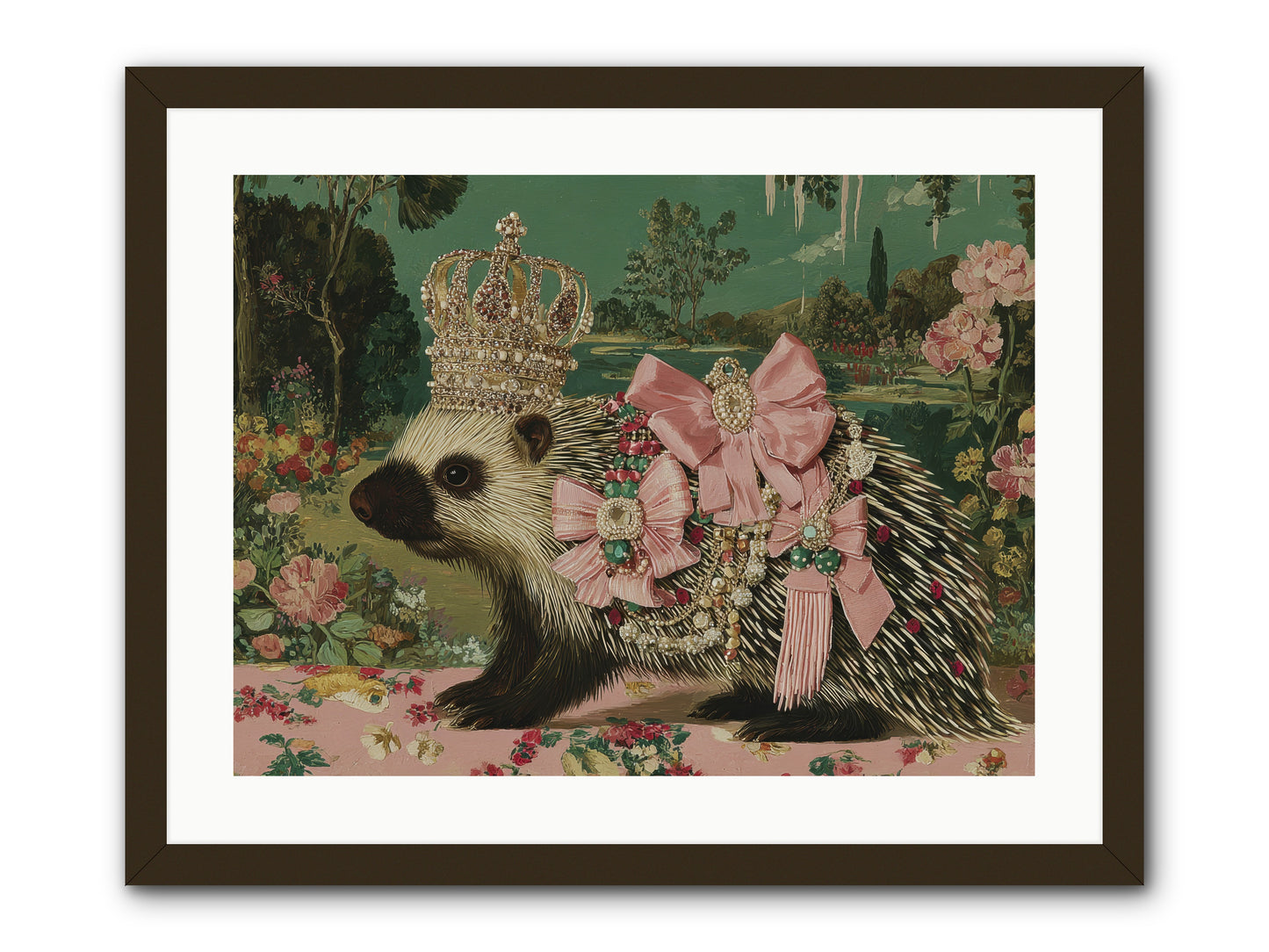Endless Wanderings Beyond -- Framed Print - Black 24x18