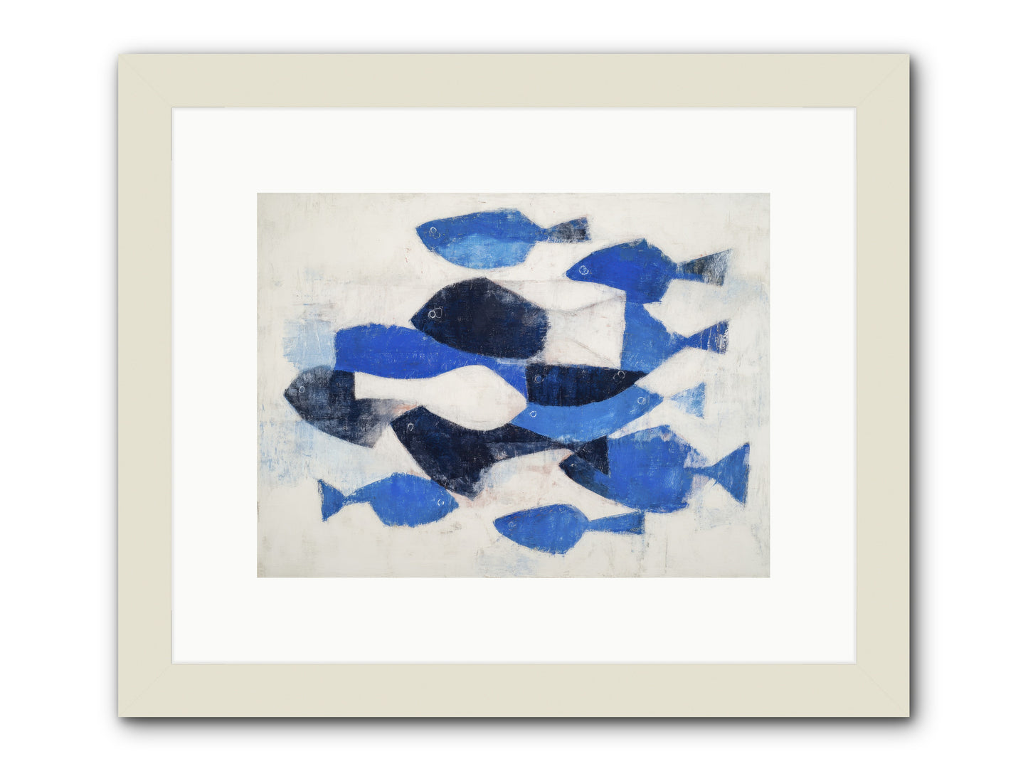 Enigma -- Framed Print - White 12x9