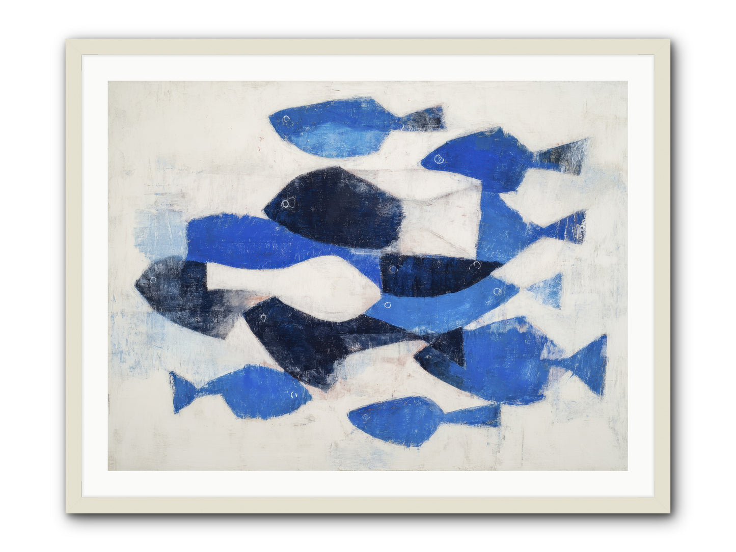 Enigma -- Framed Print - White 40x30