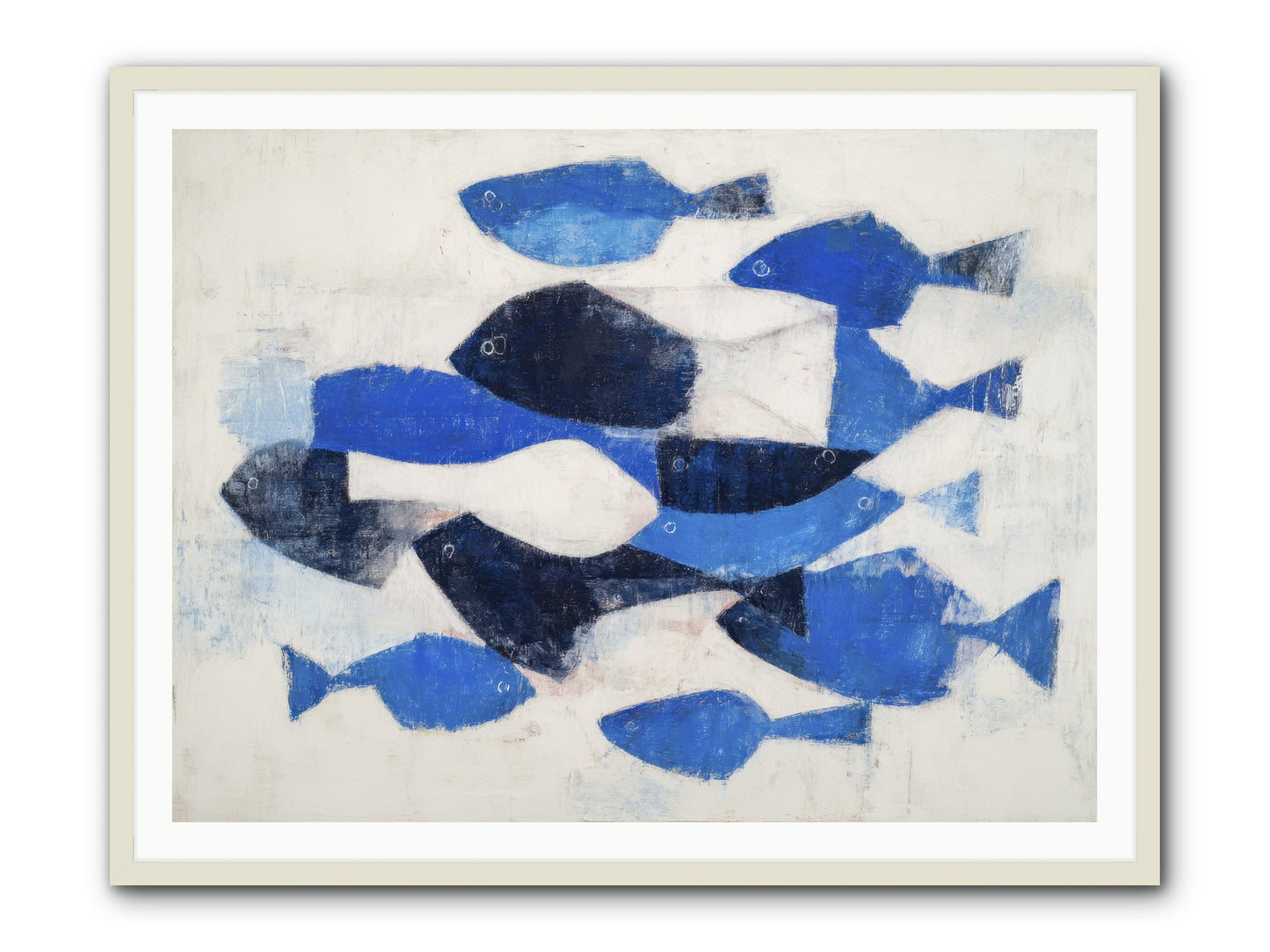 Enigma -- Framed Print - White 48x36