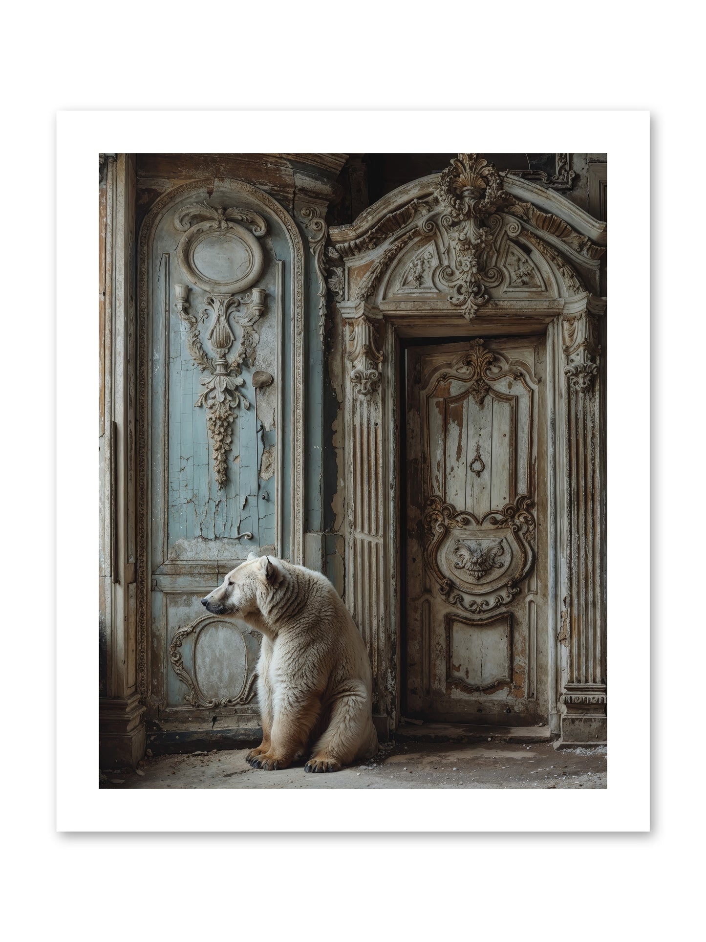 Entrance To Frost-Touched Kingdoms -- Loose Canvas Print 12x15